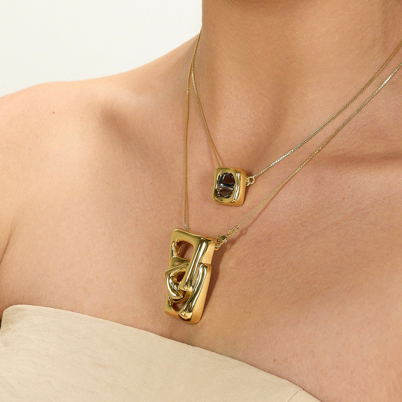 BRAVE NECKLACE | 18K GOLD PLATED | UNSTOPPABLE COLLECTION | BRAINSTORM JEWELRY