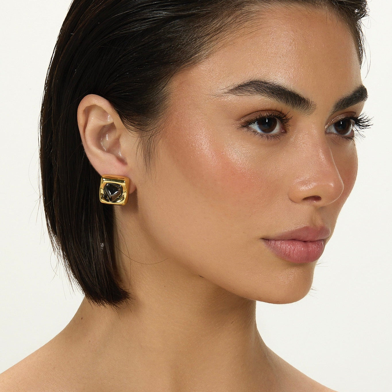 BRAVE SMALL EARRING| 18K GOLD PLATED | UNSTOPPABLE COLLECTION | BRAINSTORM JEWELRY