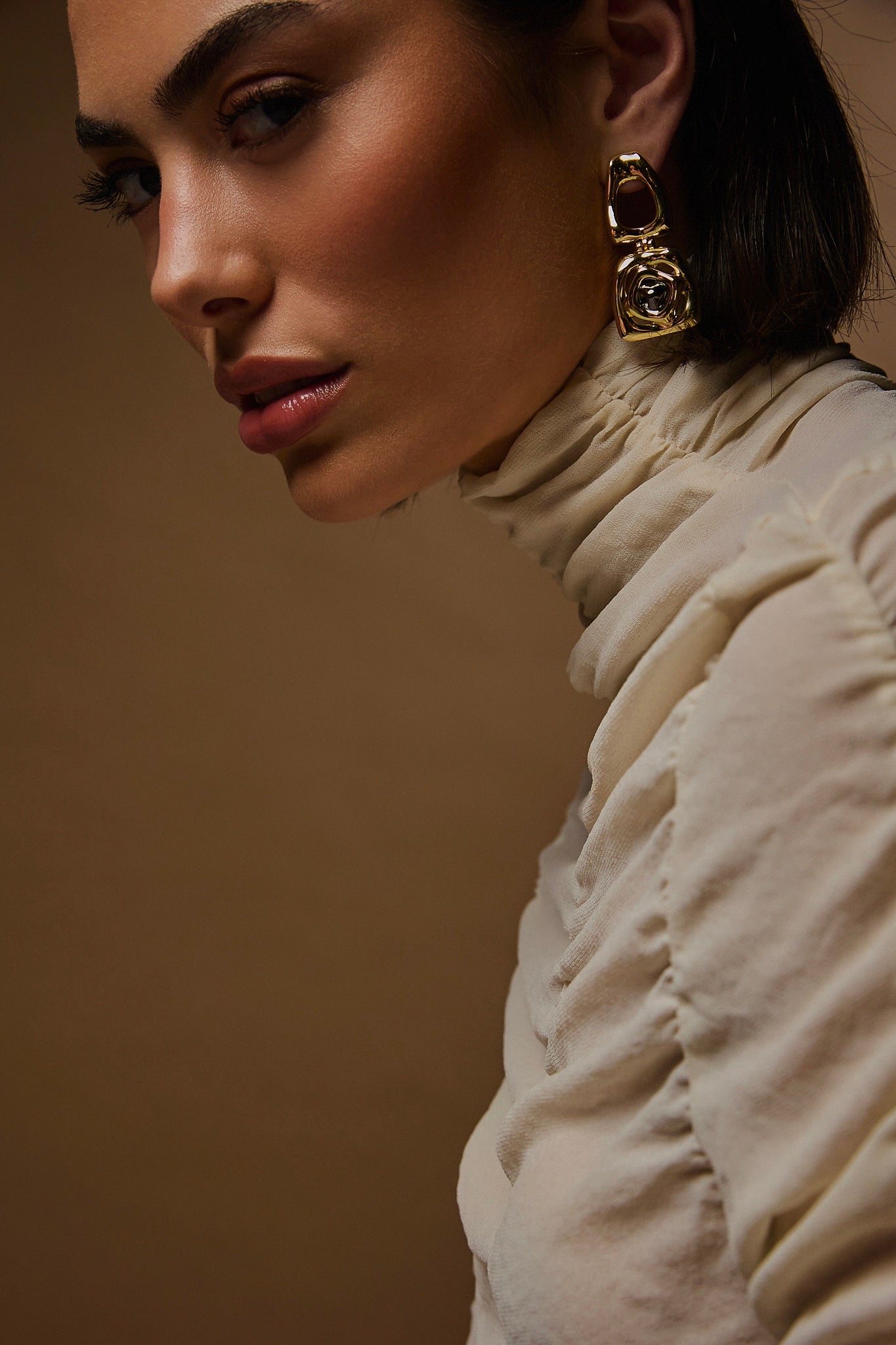 BRAVE BIG EARRING | SILVER PLATED | UNSTOPPABLE COLLECTION | BRAINSTORM JEWELRY