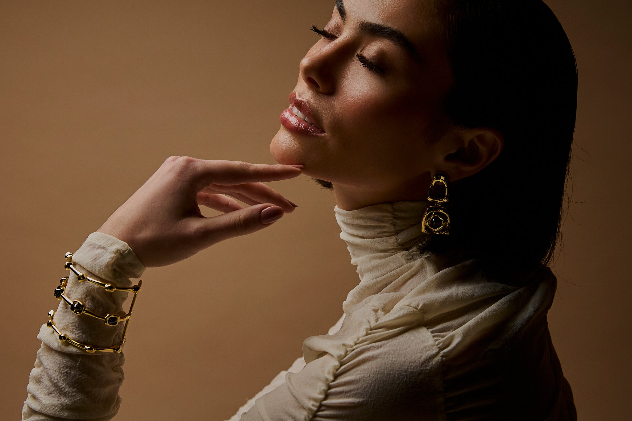 BRAVE BIG EARRING | SILVER PLATED | UNSTOPPABLE COLLECTION | BRAINSTORM JEWELRY