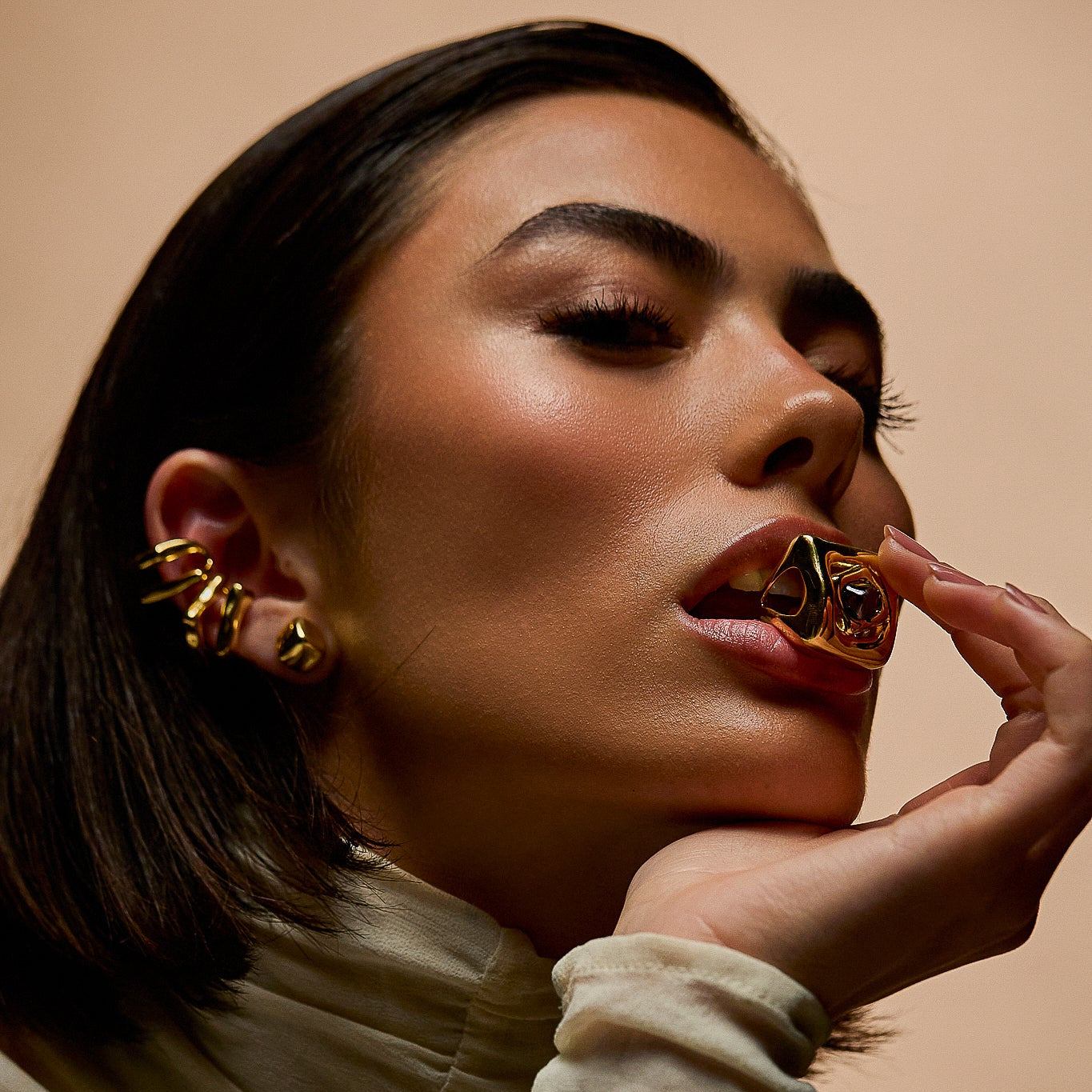 BRAVE RING | 18K GOLD PLATED | UNSTOPPABLE COLLECTION | BRAINSTORM JEWELRY