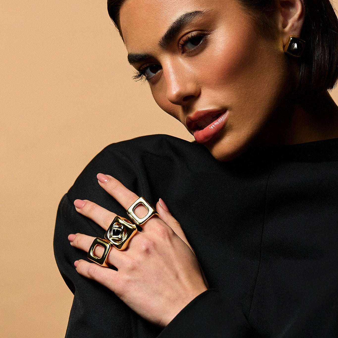BRAVE RING | 18K GOLD PLATED | UNSTOPPABLE COLLECTION | BRAINSTORM JEWELRY