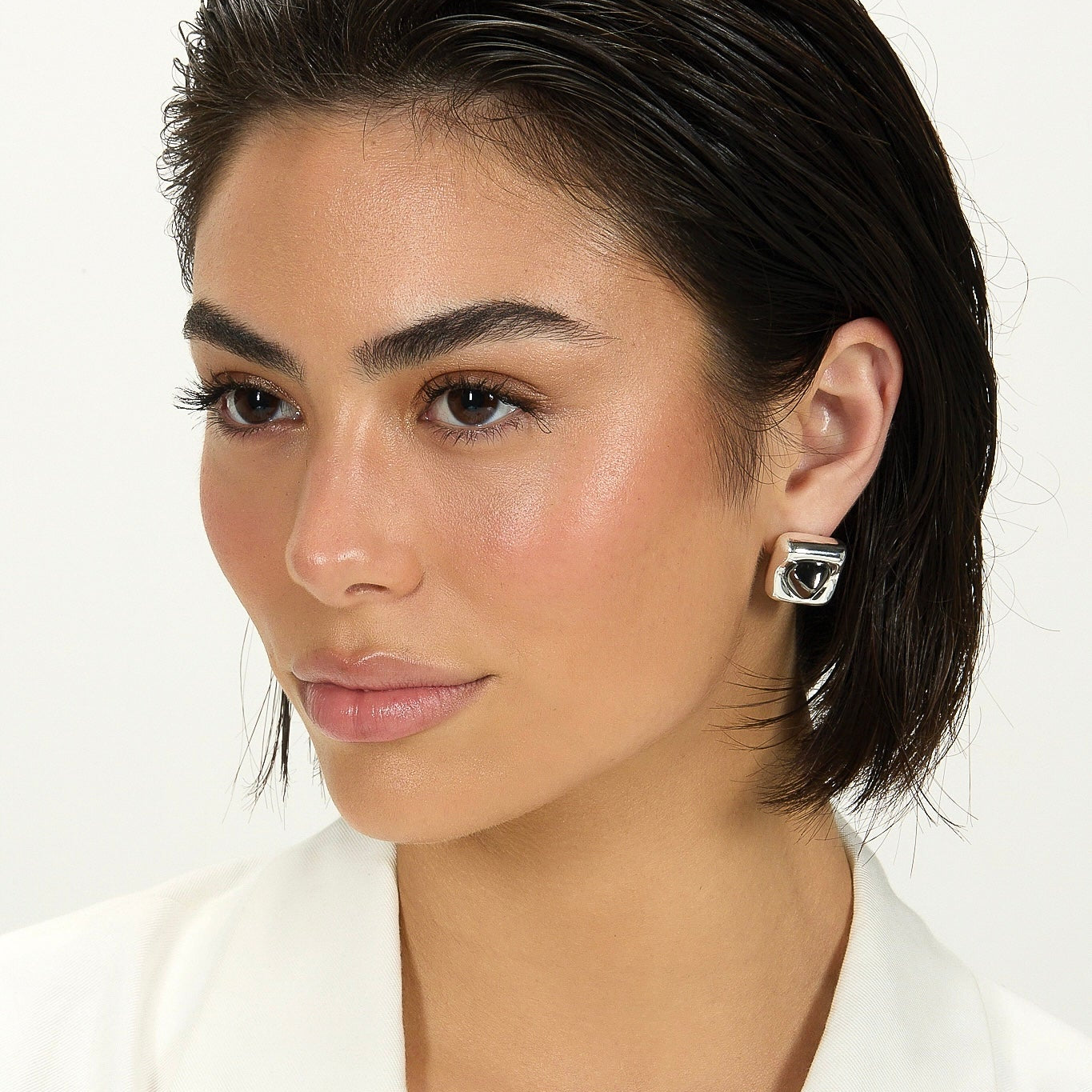 BRAVE SMALL EARRING| SILVER PLATED | UNSTOPPABLE COLLECTION | BRAINSTORM JEWELRY