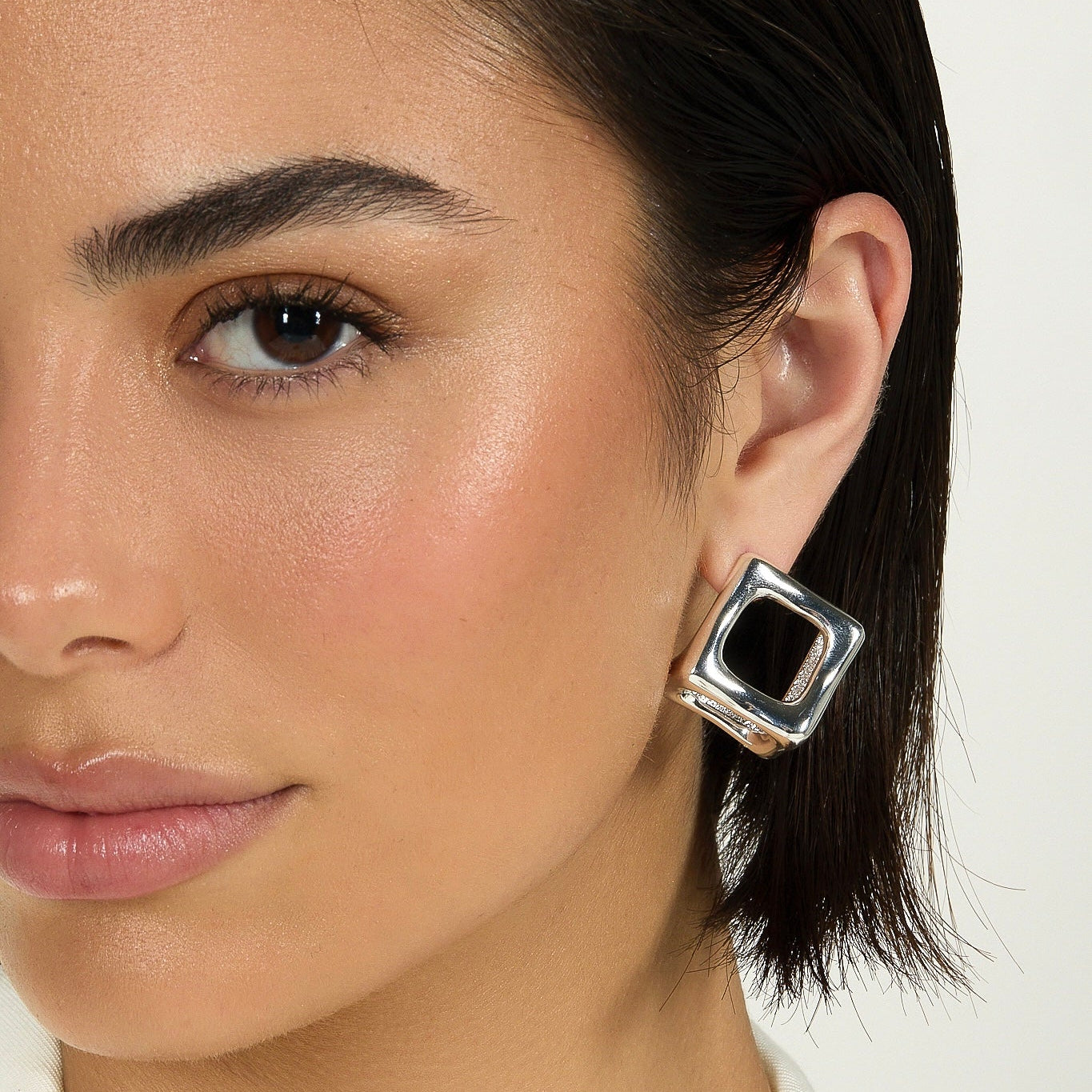 FIERCE EARRING | SILVER  PLATED | UNSTOPPABLE COLLECTION | BRAINSTORM JEWELRY