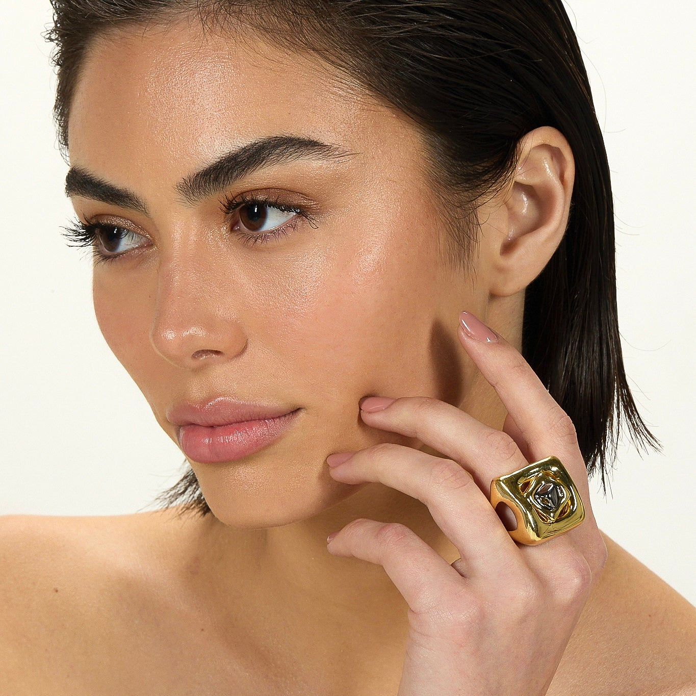 BRAVE RING | 18K GOLD PLATED | UNSTOPPABLE COLLECTION | BRAINSTORM JEWELRY