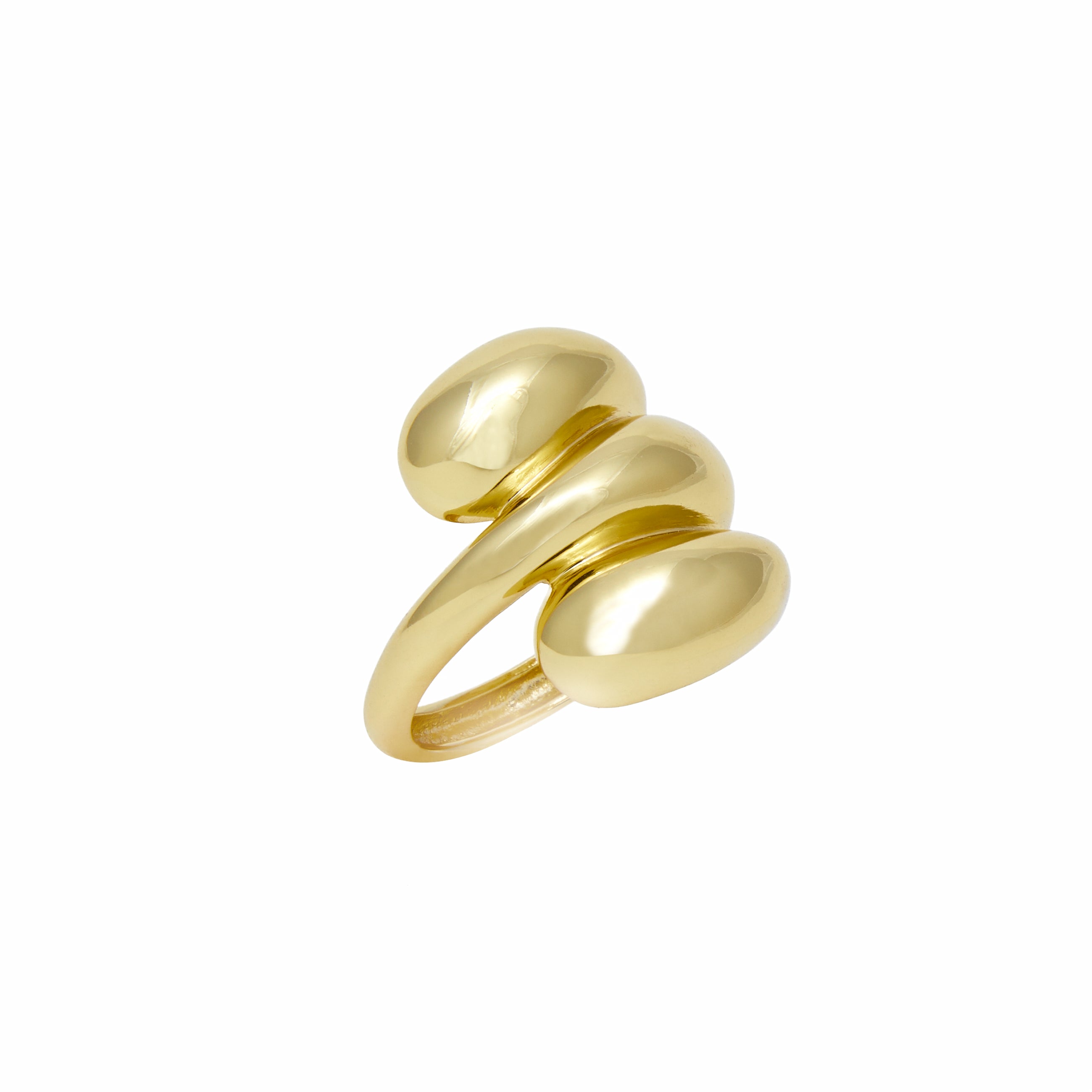 VISIONARY RING| 18K GOLD PLATED | UNSTOPPABLE COLLECTION | BRAINSTORM JEWELR