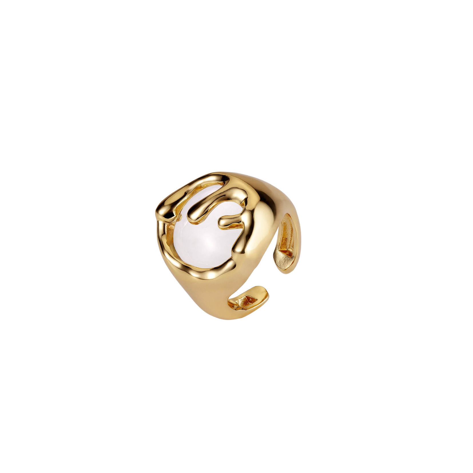 SOLENNE RING | 18K GOLD PLATED | ORGANIC MOTION COLLECTION | BRAINSTORM JEWELRY