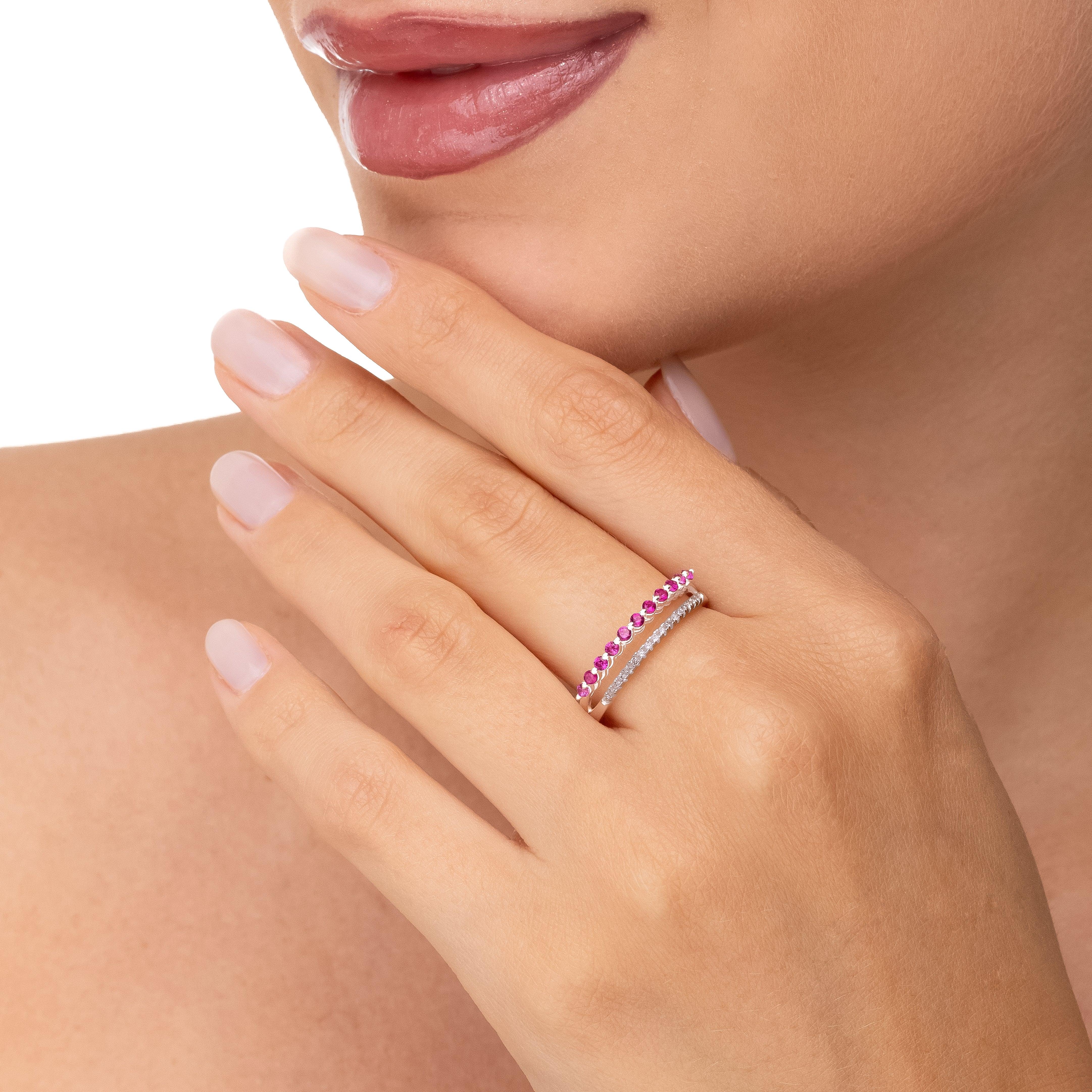 TIARA RING | SILVER | GLIMMER COLLECTION | BRAINSTORM JEWELRY - Brainstorm Jewelry