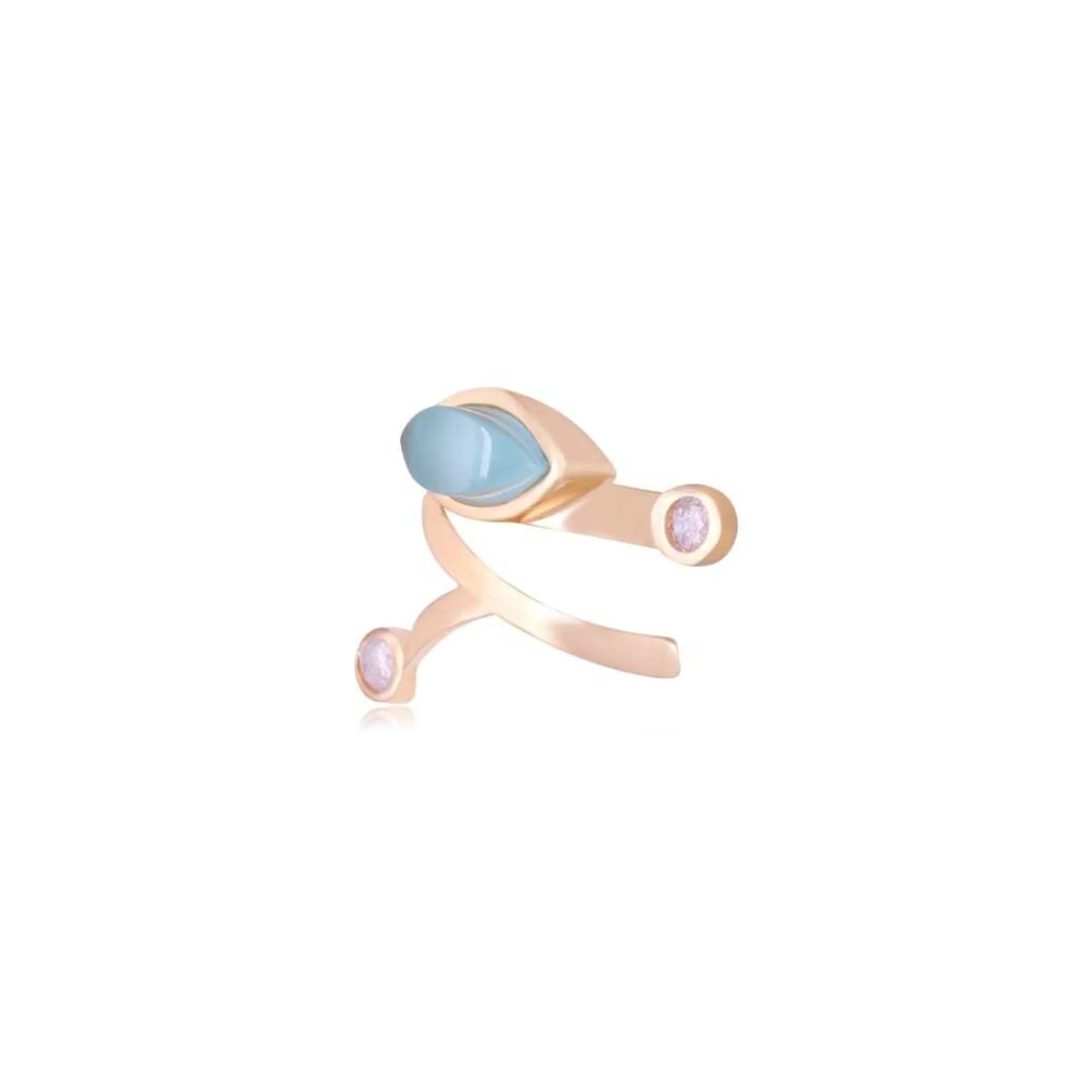 BLUE SKY BLAZE EARRING | GOLD PLATED | NEW RADIANT RANGE | BRAINSTORM JEWELRY - Brainstorm Jewelry