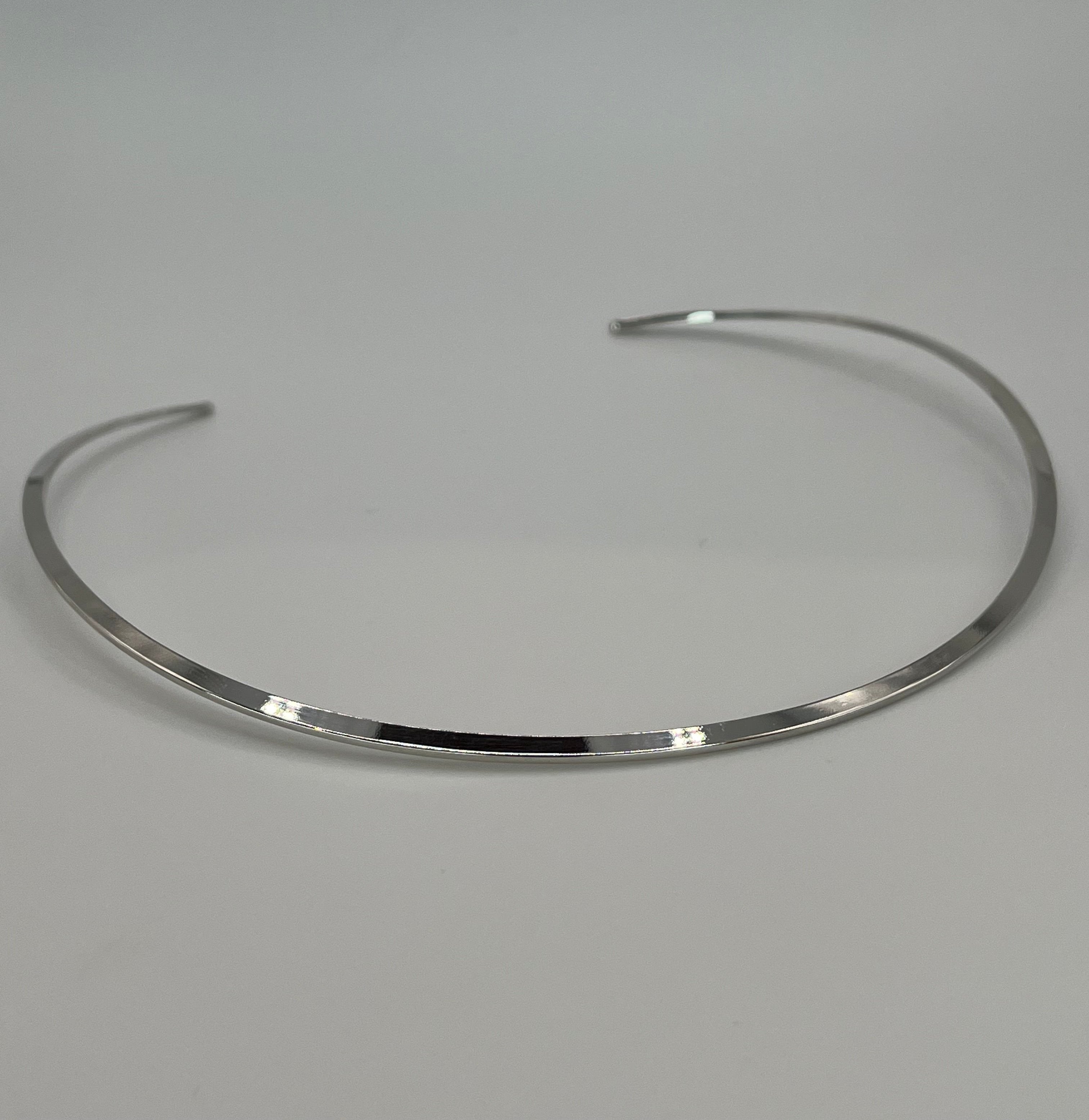 CHOCKER NECKLACE| WHITE RHODIUM | OPULENCE| BRAINSTORM JEWELRY - Brainstorm Jewelry