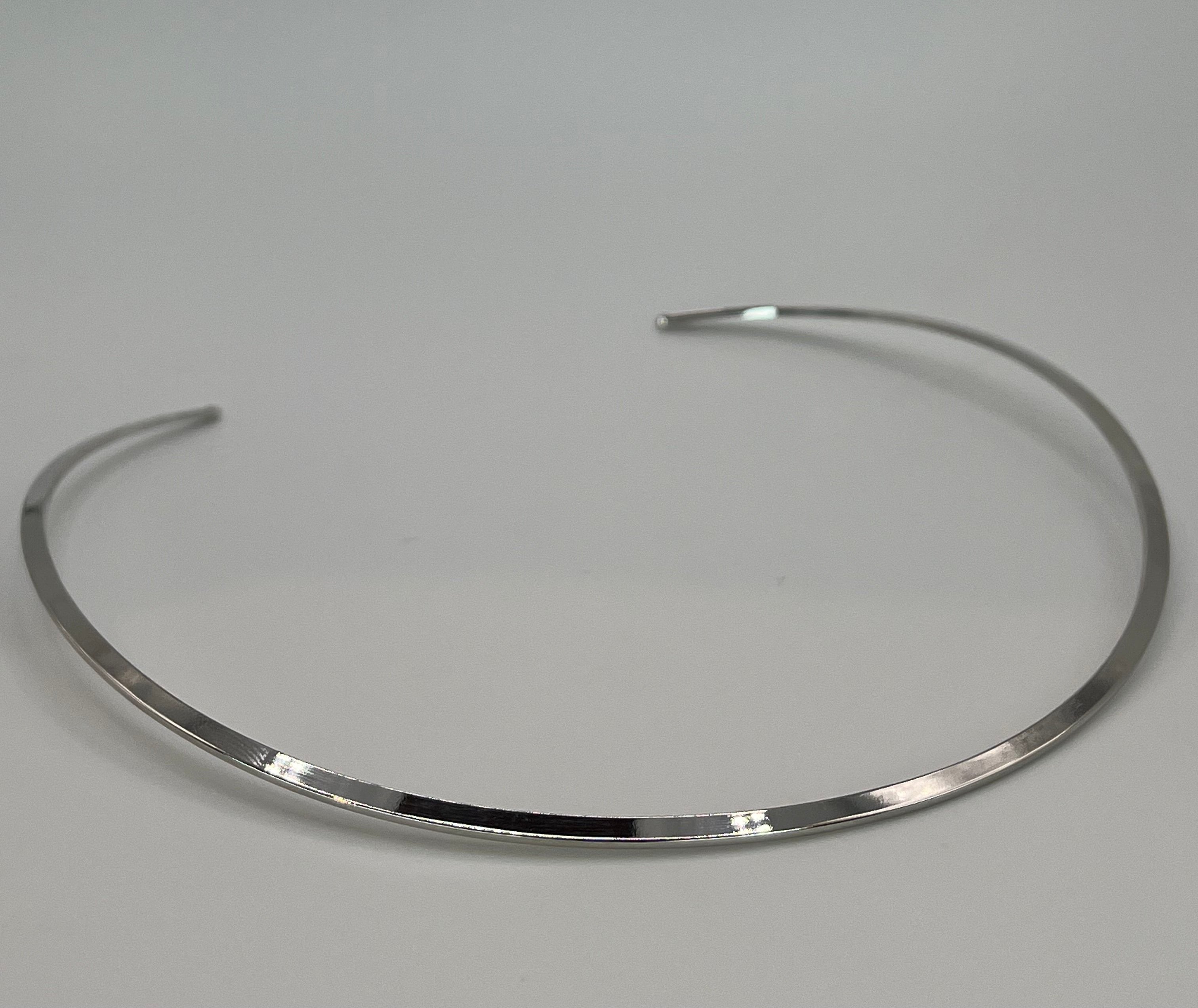 CHOCKER NECKLACE| WHITE RHODIUM | OPULENCE| BRAINSTORM JEWELRY - Brainstorm Jewelry