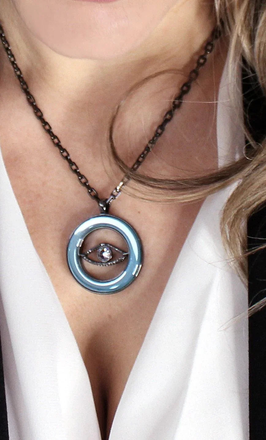 THICK CHAIN NECKLACE | BLACK RHODIUM | ECLIPSE | BRAINSTORM JEWELRY - Brainstorm Jewelry