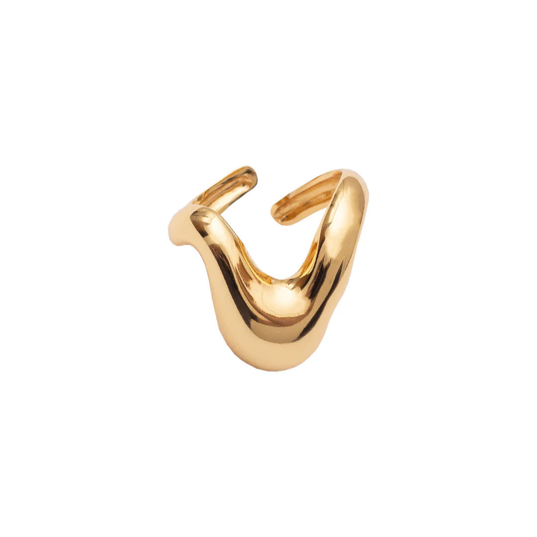 LUMINOUS RING | 18K GOLD PLATED | UNSTOPPABLE COLLECTION | BRAINSTORM JEWELRY