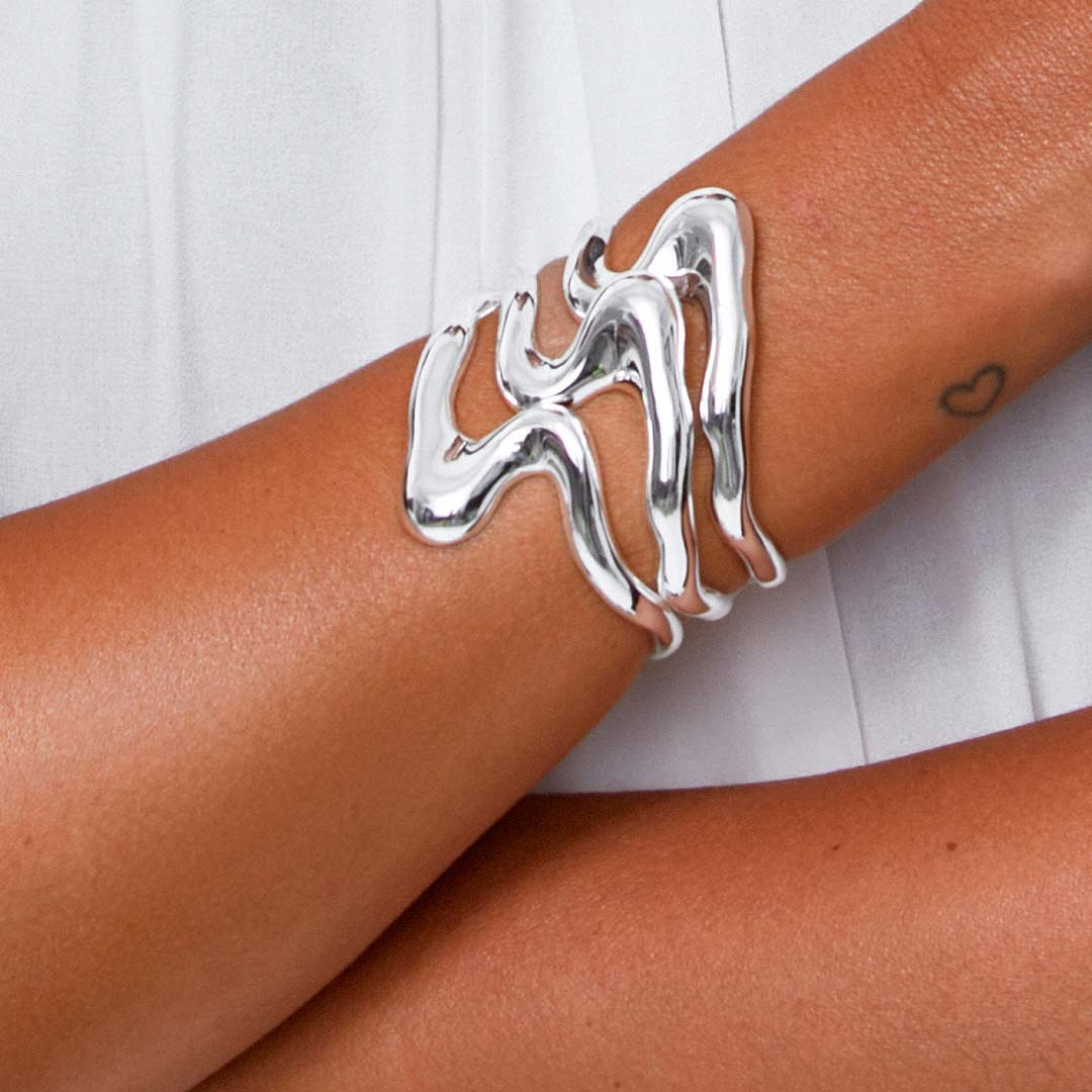 LUMINOUS BRACELET | SILVER PLATED | UNSTOPPABLE COLLECTION | BRAINSTORM JEWELRY