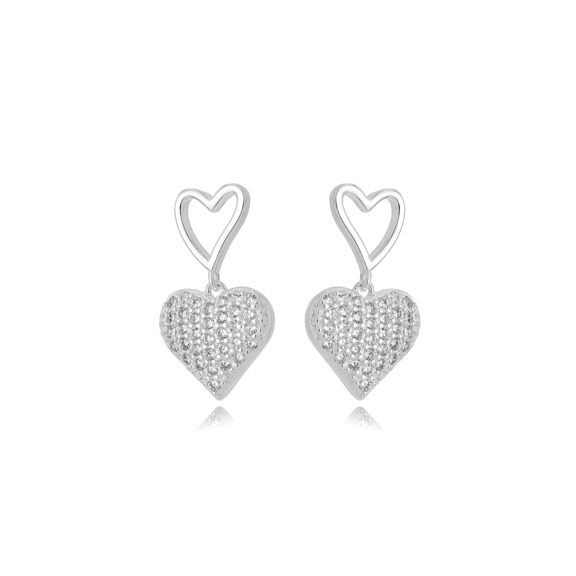 HUGHIE EARRING | SILVER | ETERNAL LOVE | BRAINSTORM JEWELRY