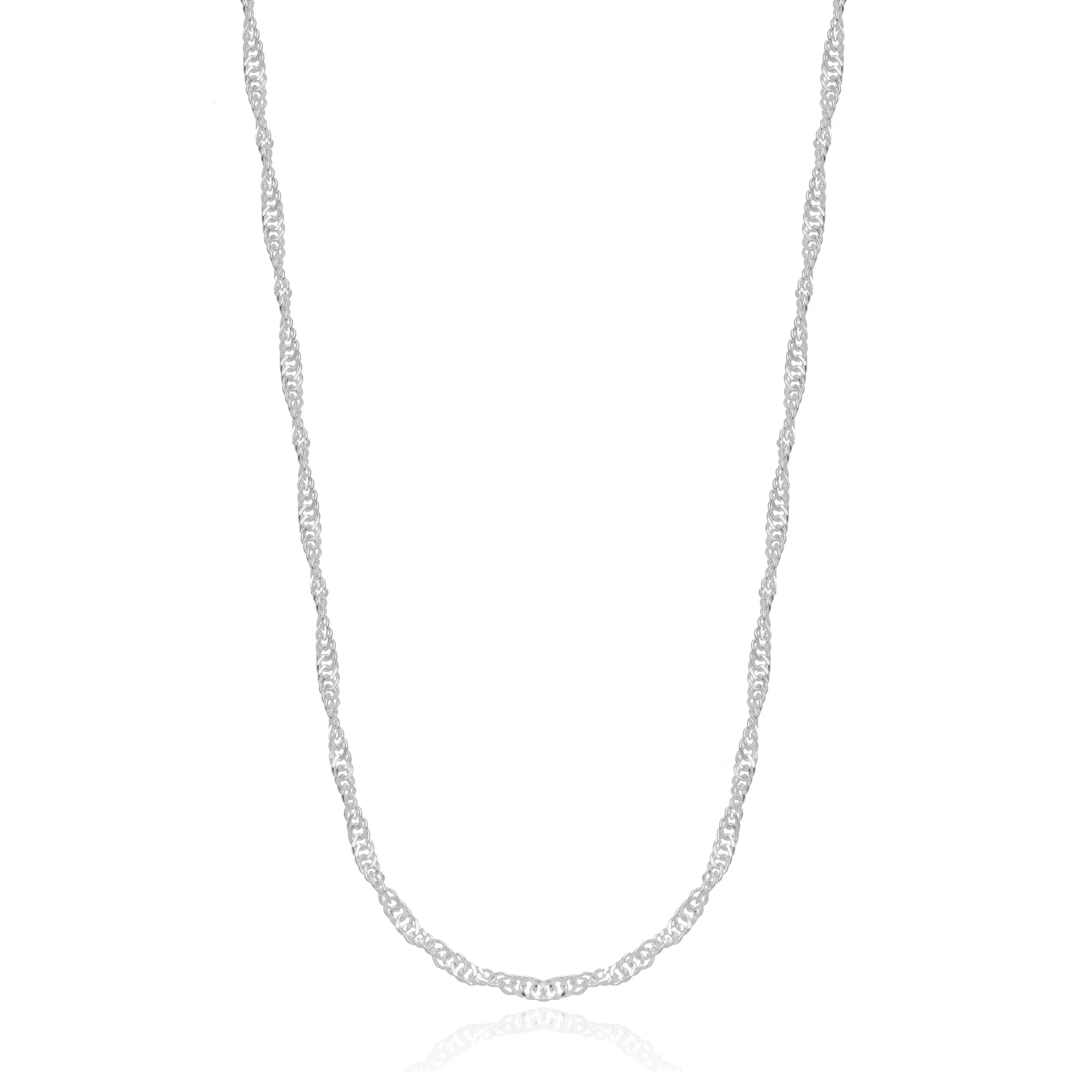 METALIC NECKLACE | SILVER | GLIMMER COLLECTION | BRAINSTORM JEWELRY - Brainstorm Jewelry