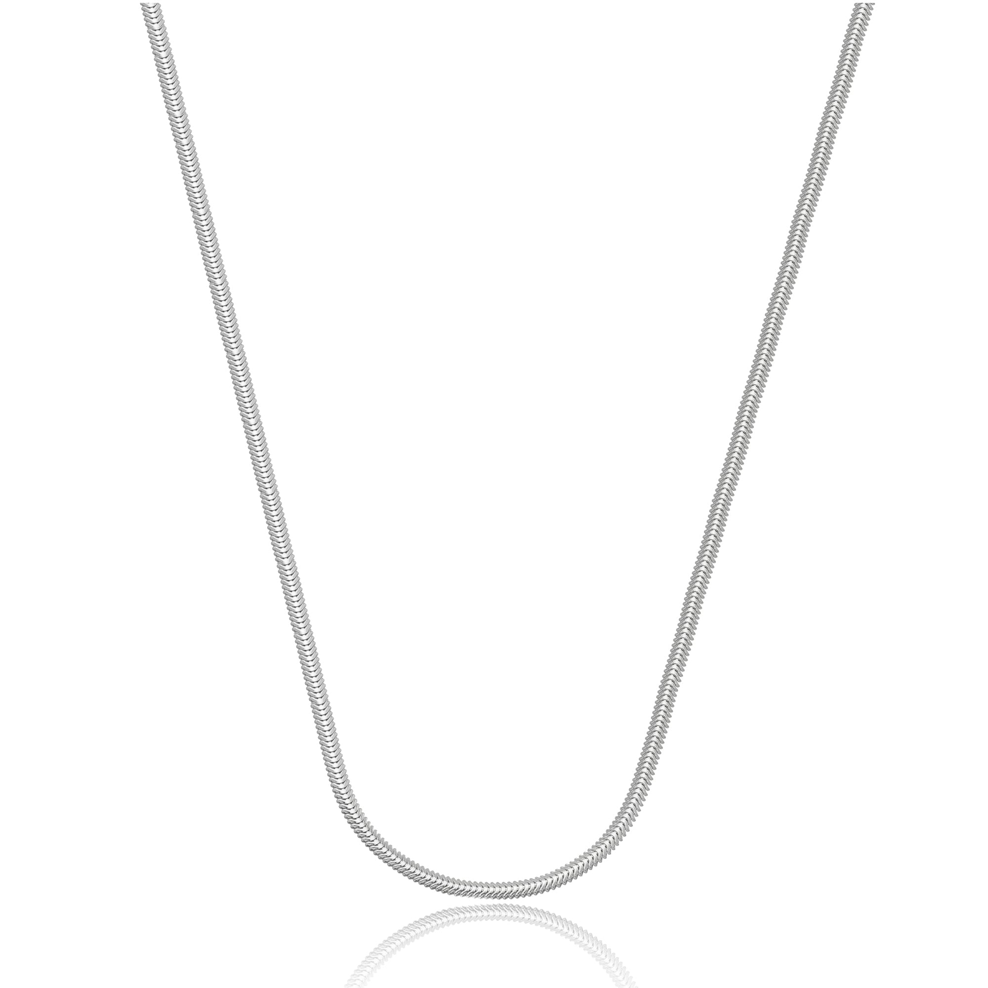 SNAKE STYLE NECKLACE | SILVER | GLIMMER COLLECTION | BRAINSTORM JEWELRY - Brainstorm Jewelry