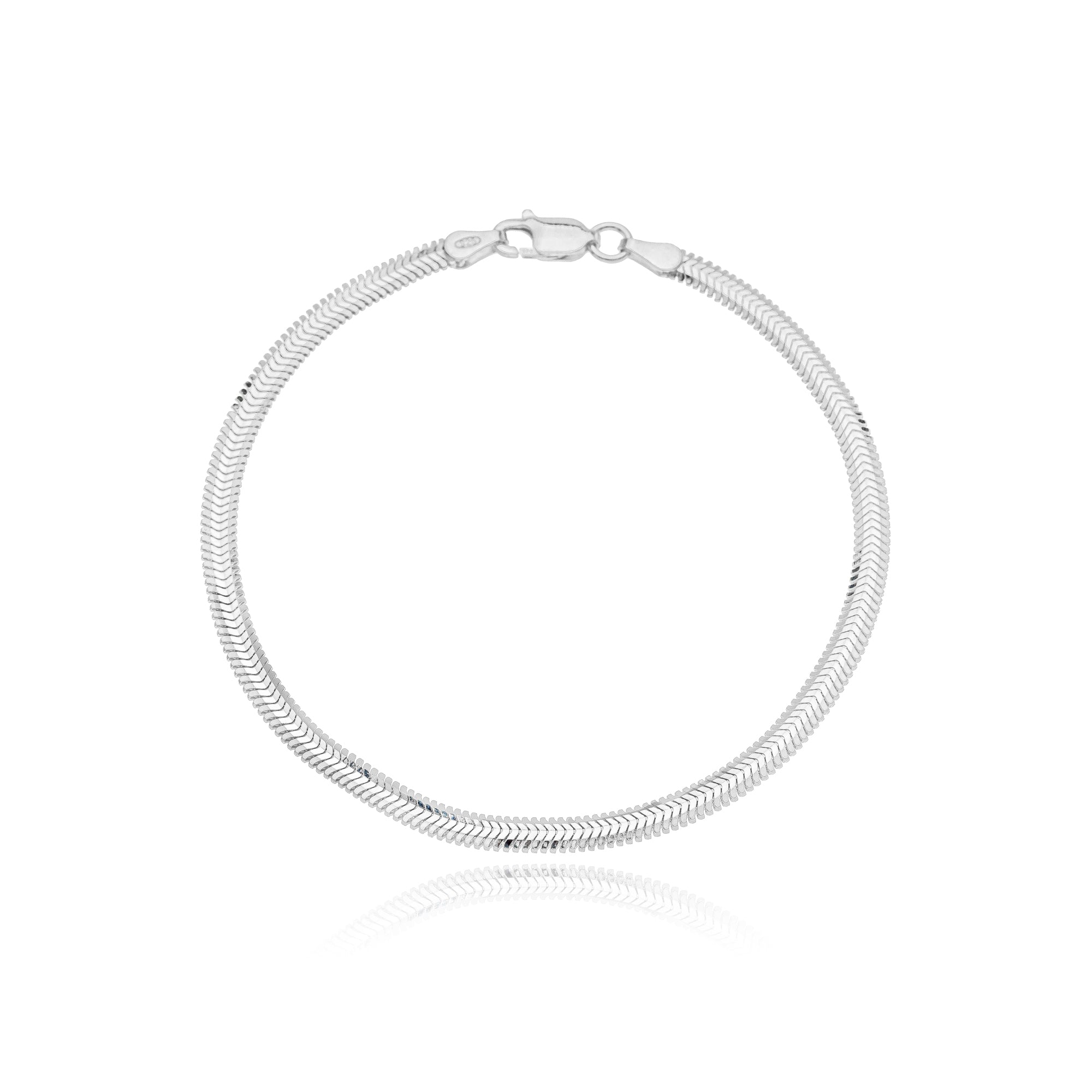 SNAKE STYLE BRACELET | SILVER | GLIMMER COLLECTION | BRAINSTORM JEWELRY - Brainstorm Jewelry