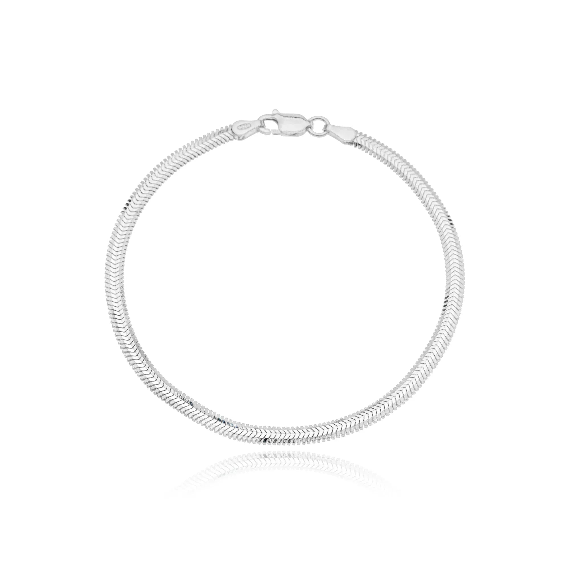 SNAKE STYLE BRACELET | SILVER | GLIMMER COLLECTION | BRAINSTORM JEWELRY - Brainstorm Jewelry