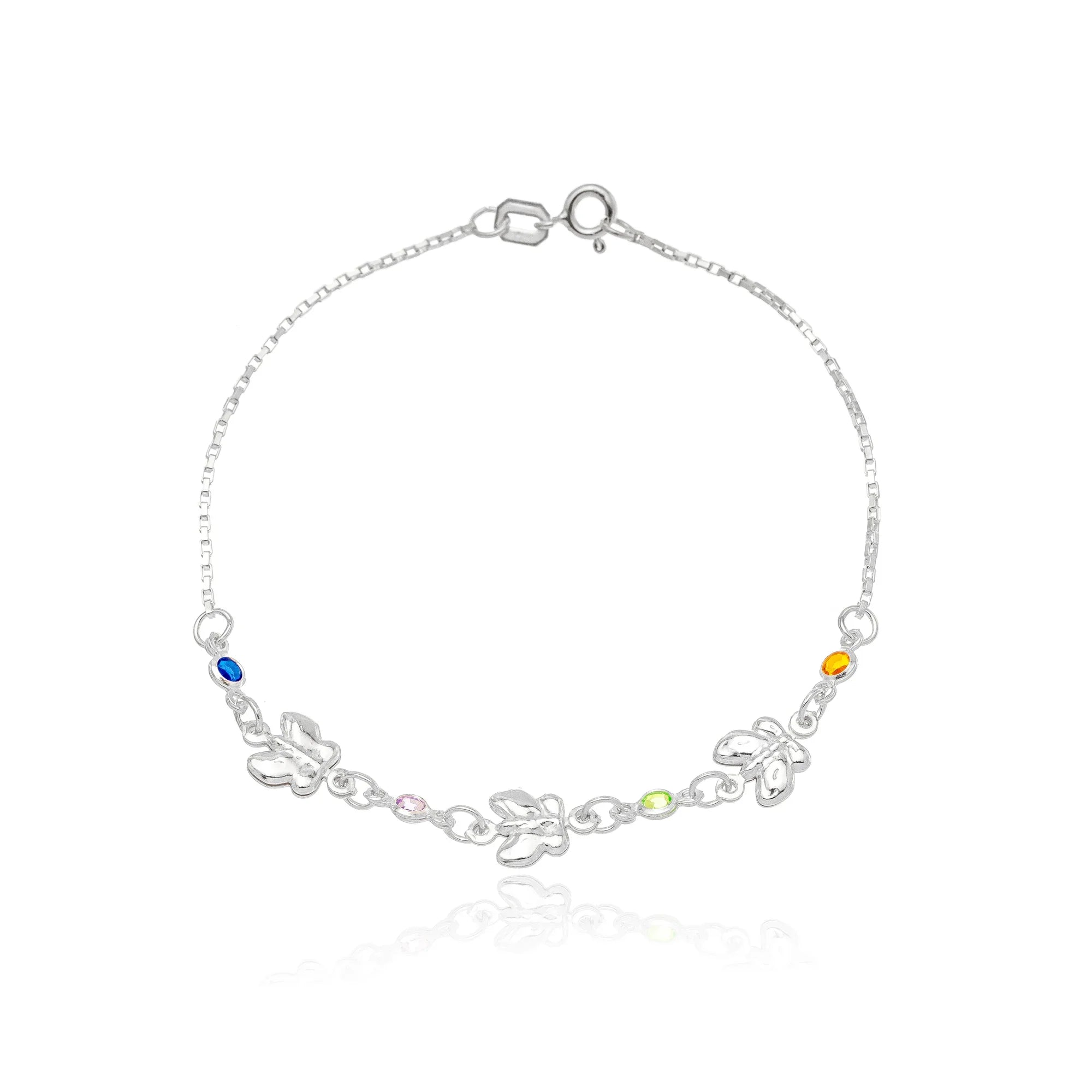 VIVID BUTTERFLY BRACELET | SILVER | ETERNAL LOVE COLLECTION | BRAINSTORM JEWELRY