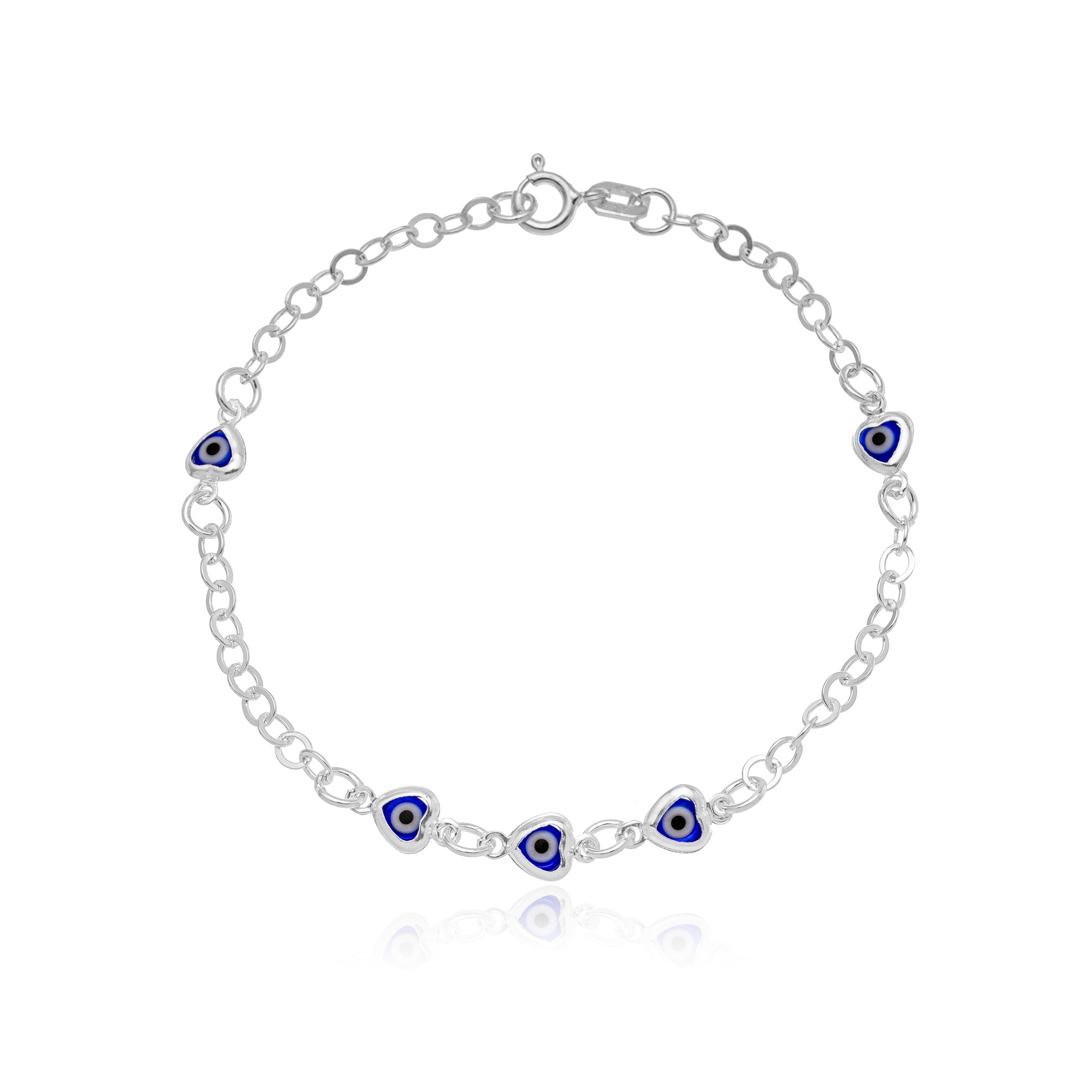 CORO GREEK EYE BRACELET | SILVER | ETERNAL LOVE COLLECTION | BRAINSTORM JEWELRY