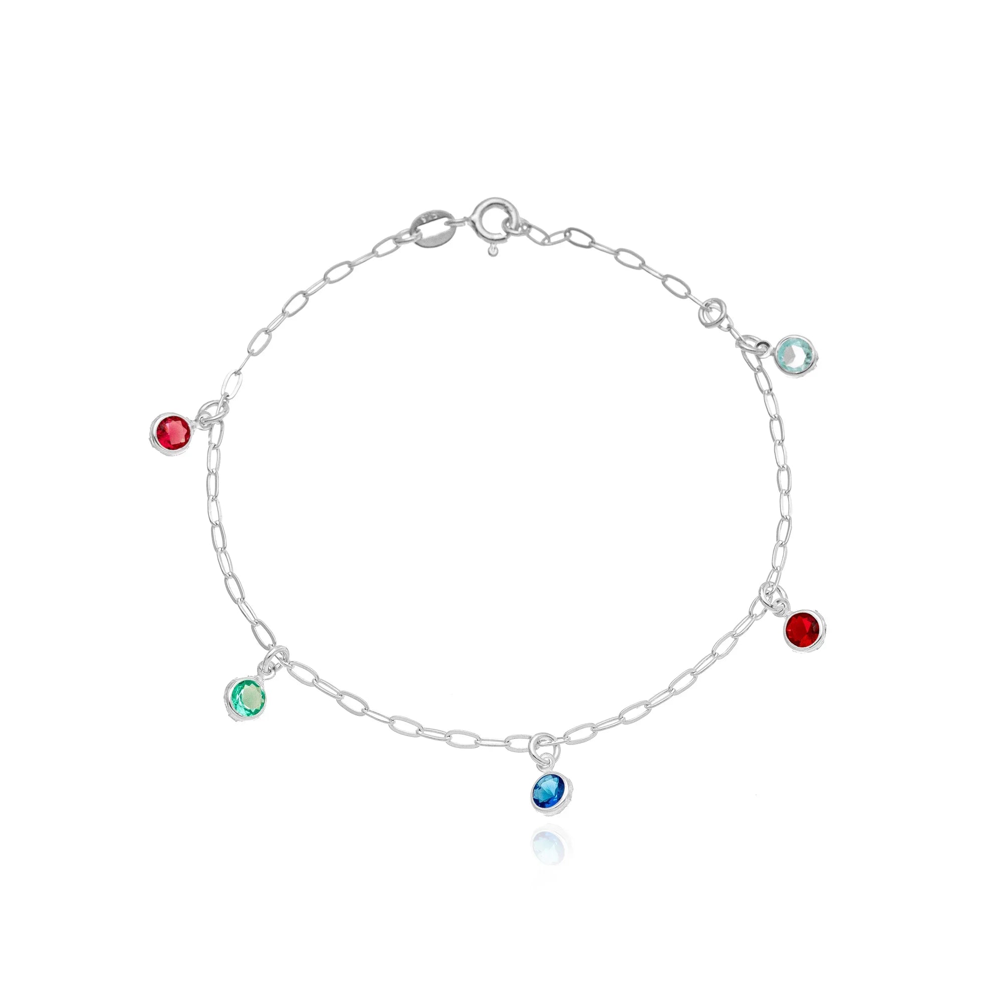 MULTICOLOR BRACELET | SILVER | ETERNAL LOVE COLLECTION | BRAINSTORM JEWELRY