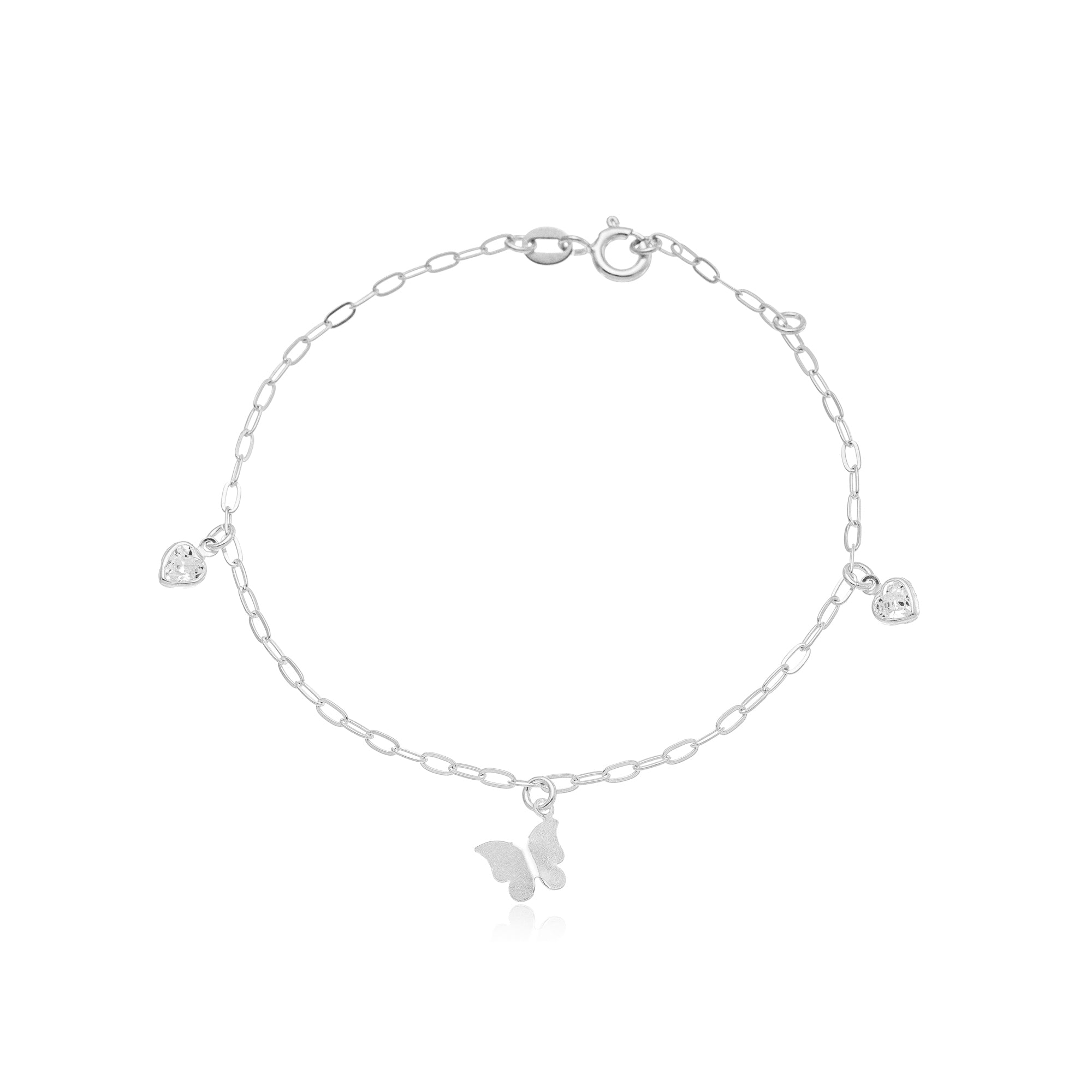 PULSEIRA BIHEART | PRATA | AMOR ETERNO | JOIAS BRAINSTORM