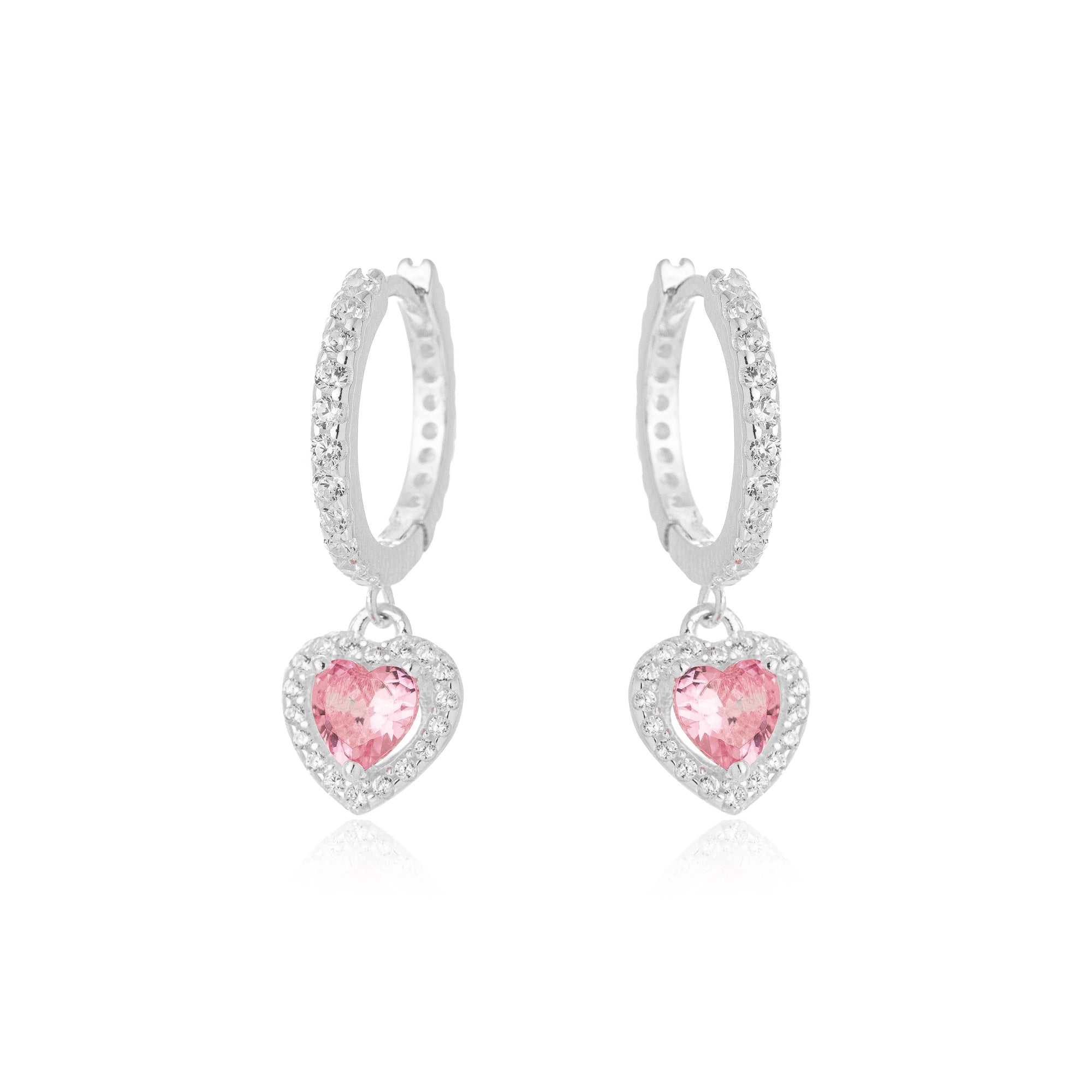 LUMINOUS HOOP EARRING | SILVER | ETERNAL LOVE | BRAINSTORM JEWELRY - Brainstorm Jewelry