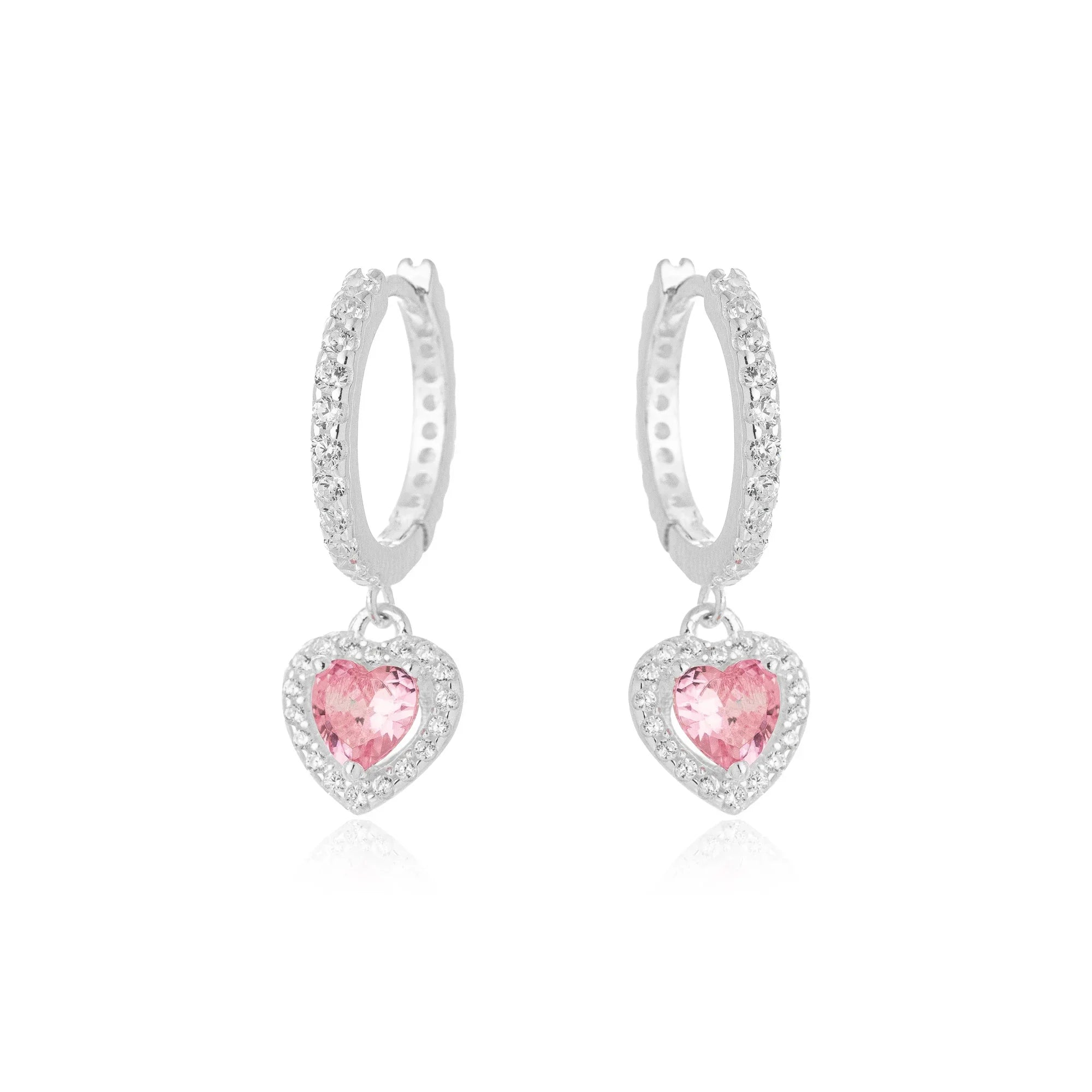 LUMINOUS HOOP EARRING | SILVER | ETERNAL LOVE | BRAINSTORM JEWELRY - Brainstorm Jewelry