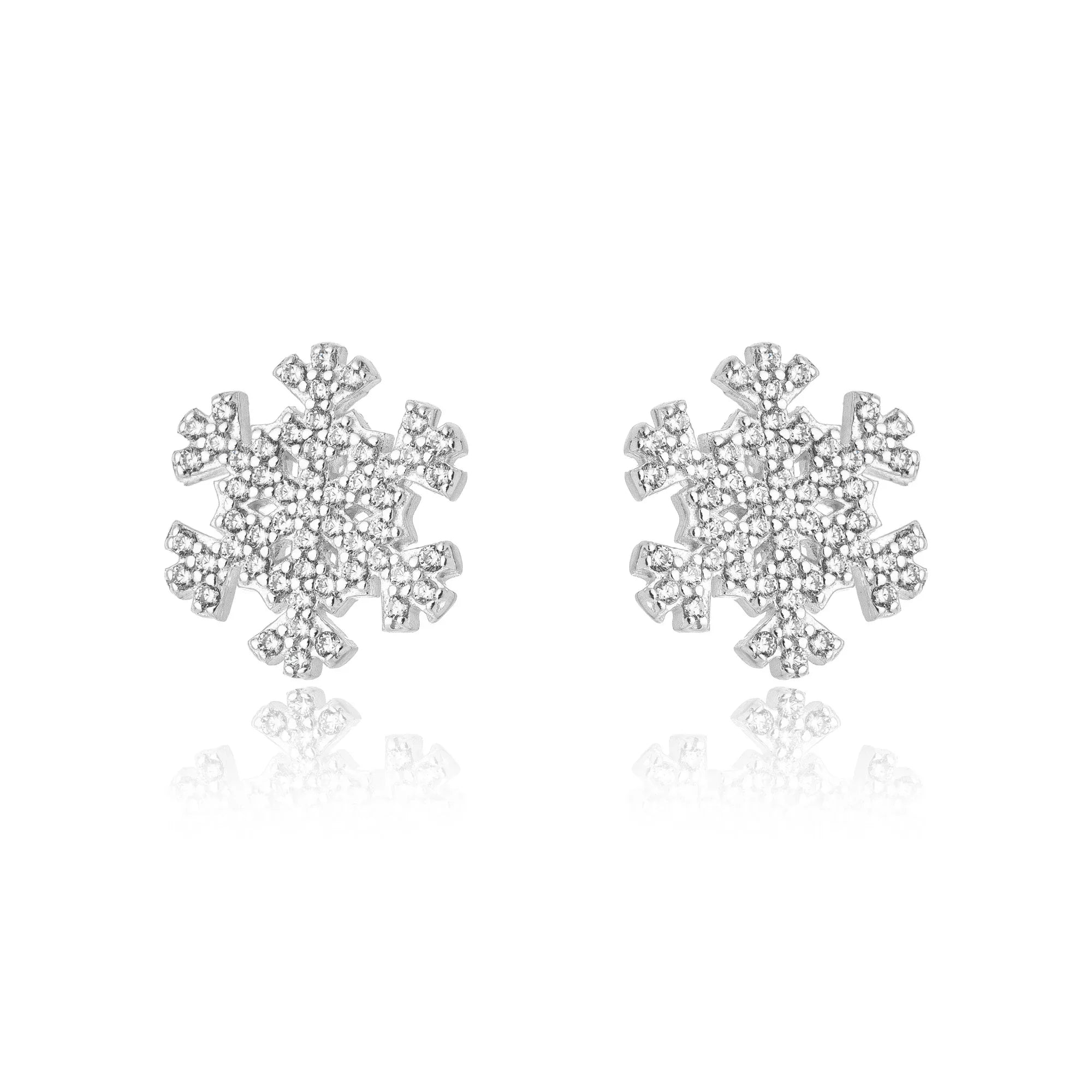 SNOW FLAKE EARRING | SILVER | ETERNAL LOVE| BRAINSTORM JEWELRY - Brainstorm Jewelry