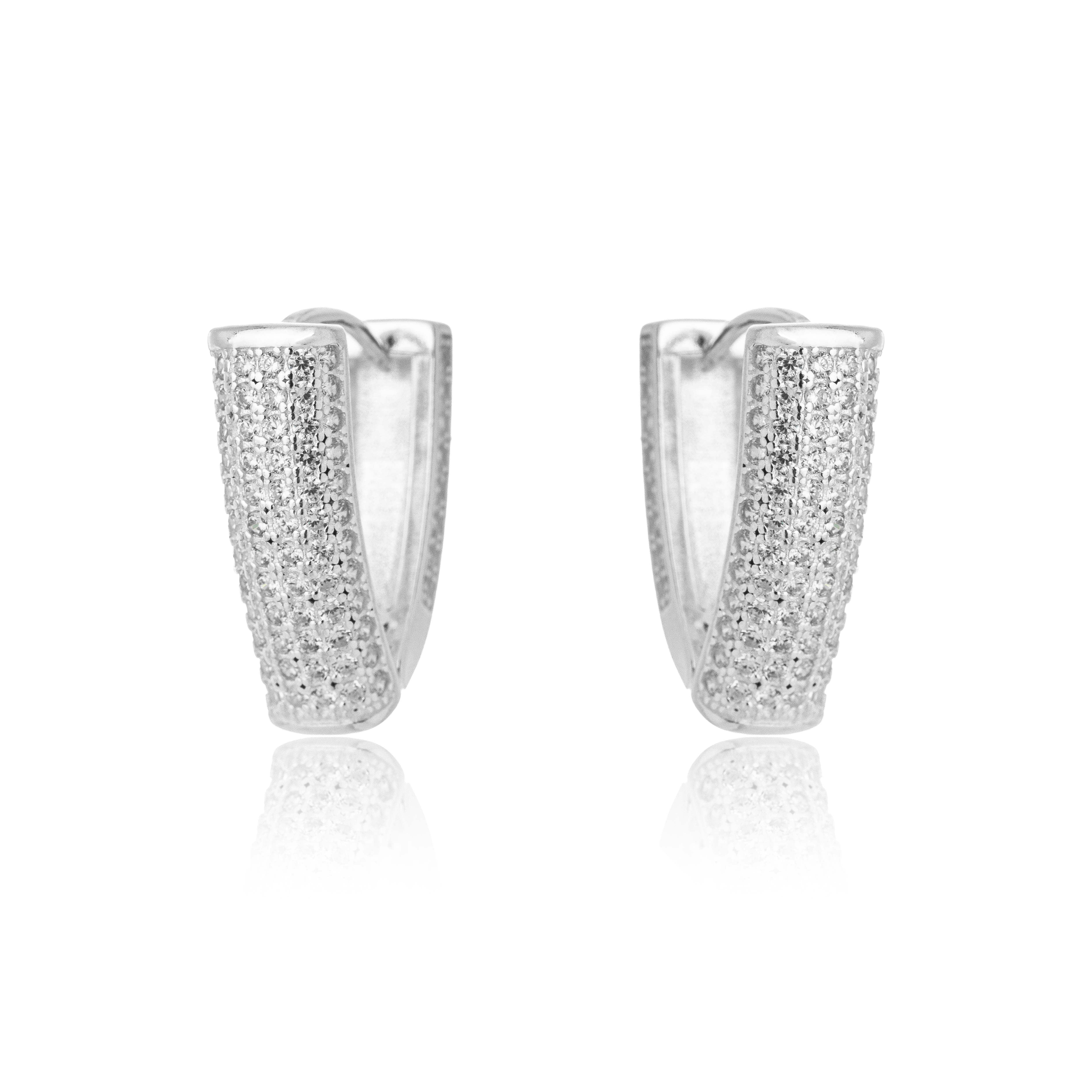 AGAPE HOOP EARRING | SILVER | ETERNAL LOVE| BRAINSTORM JEWELRY - Brainstorm Jewelry
