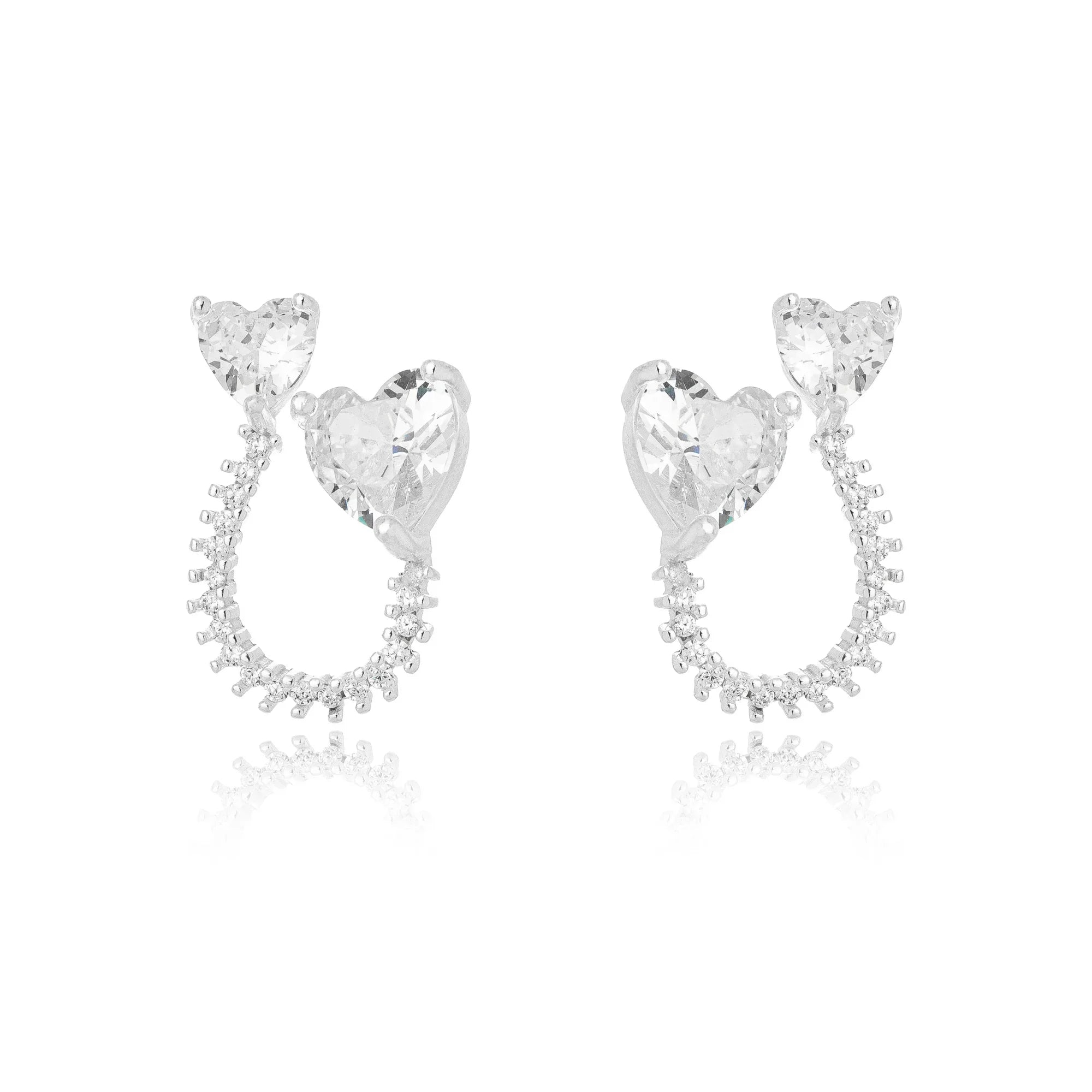 LOVIE EARRING | SILVER | ETERNAL LOVE| BRAINSTORM JEWELRY - Brainstorm Jewelry