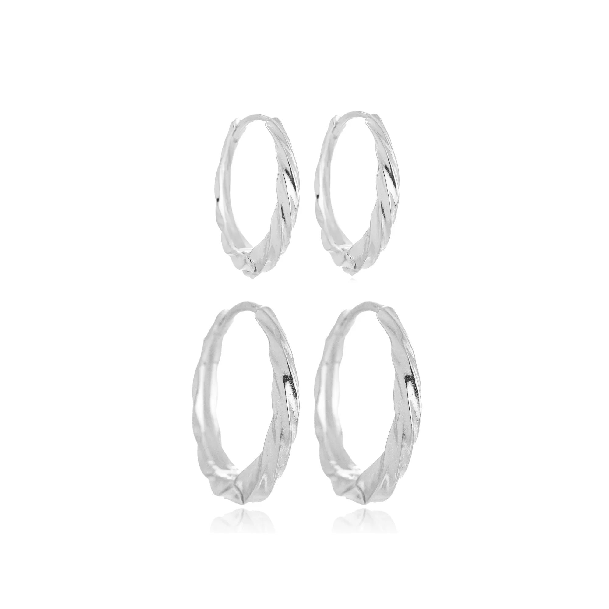 FLASH DUO EARRING | SILVER | GLIMMER COLLECTION | BRAINSTORM JEWELRY - Brainstorm Jewelry