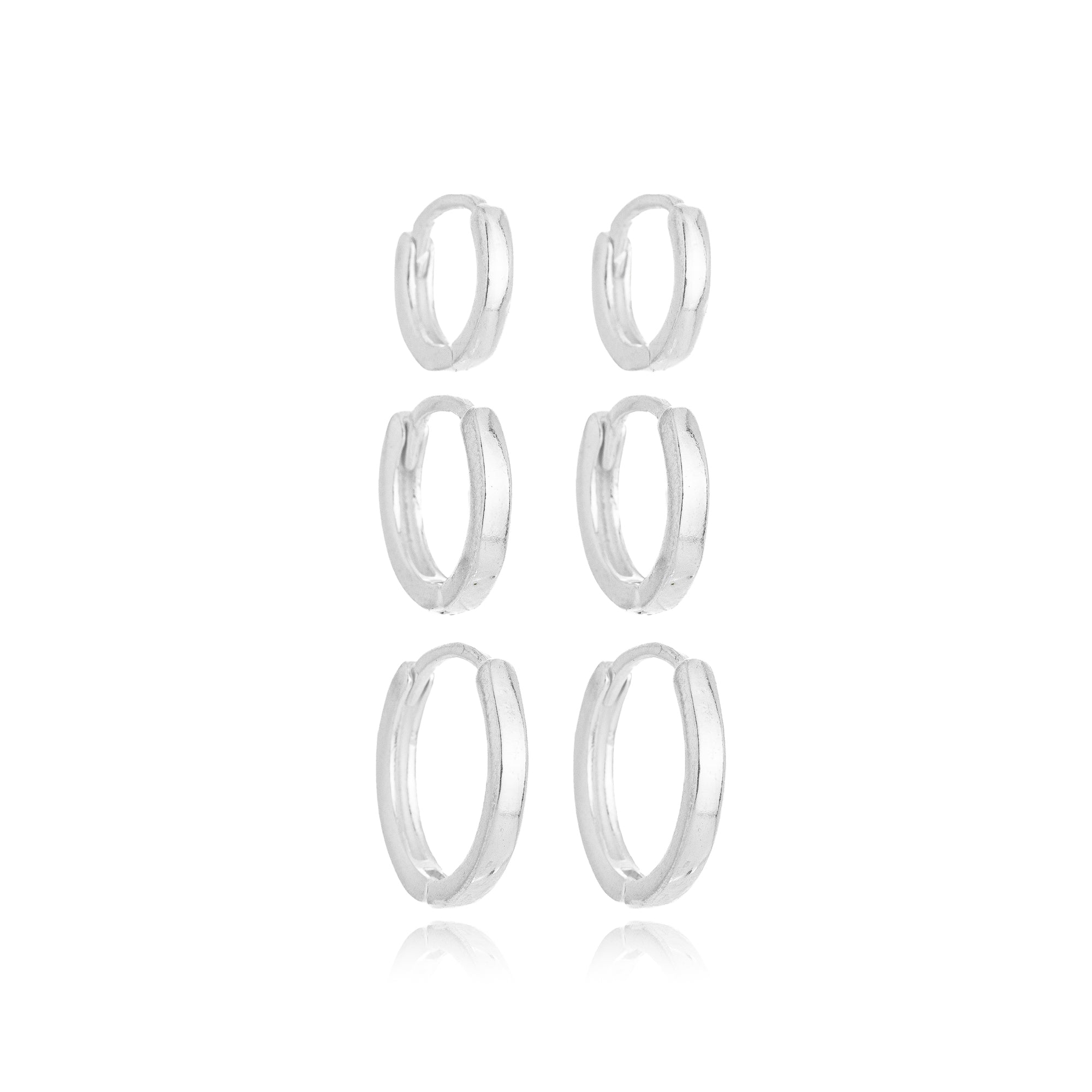 TRIO LOYAL EARRING | SILVER | ETERNAL LOVE| BRAINSTORM JEWELRY