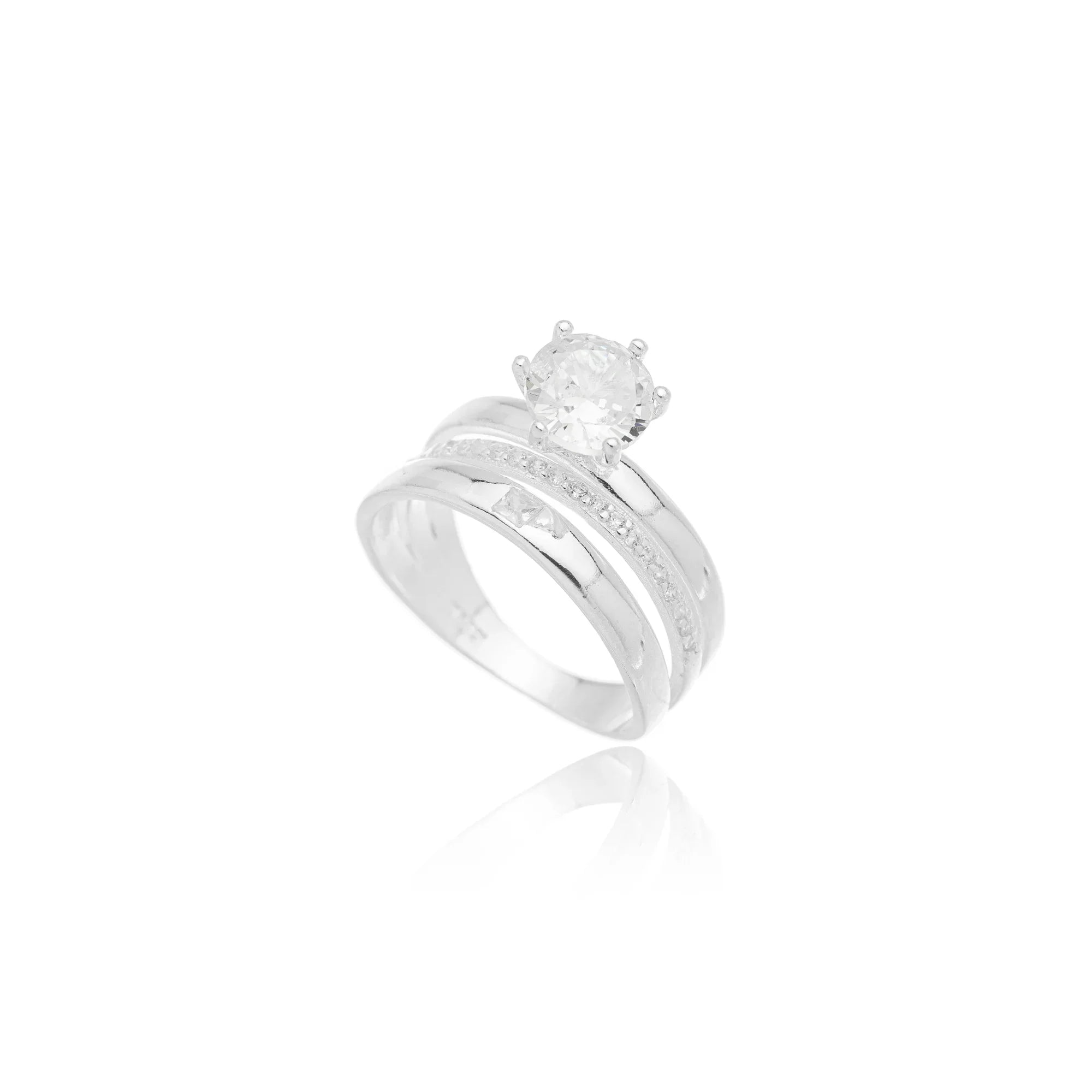 REBUILD RING | SILVER | GLIMMER COLLECTION | BRAINSTORM JEWELRY - Brainstorm Jewelry