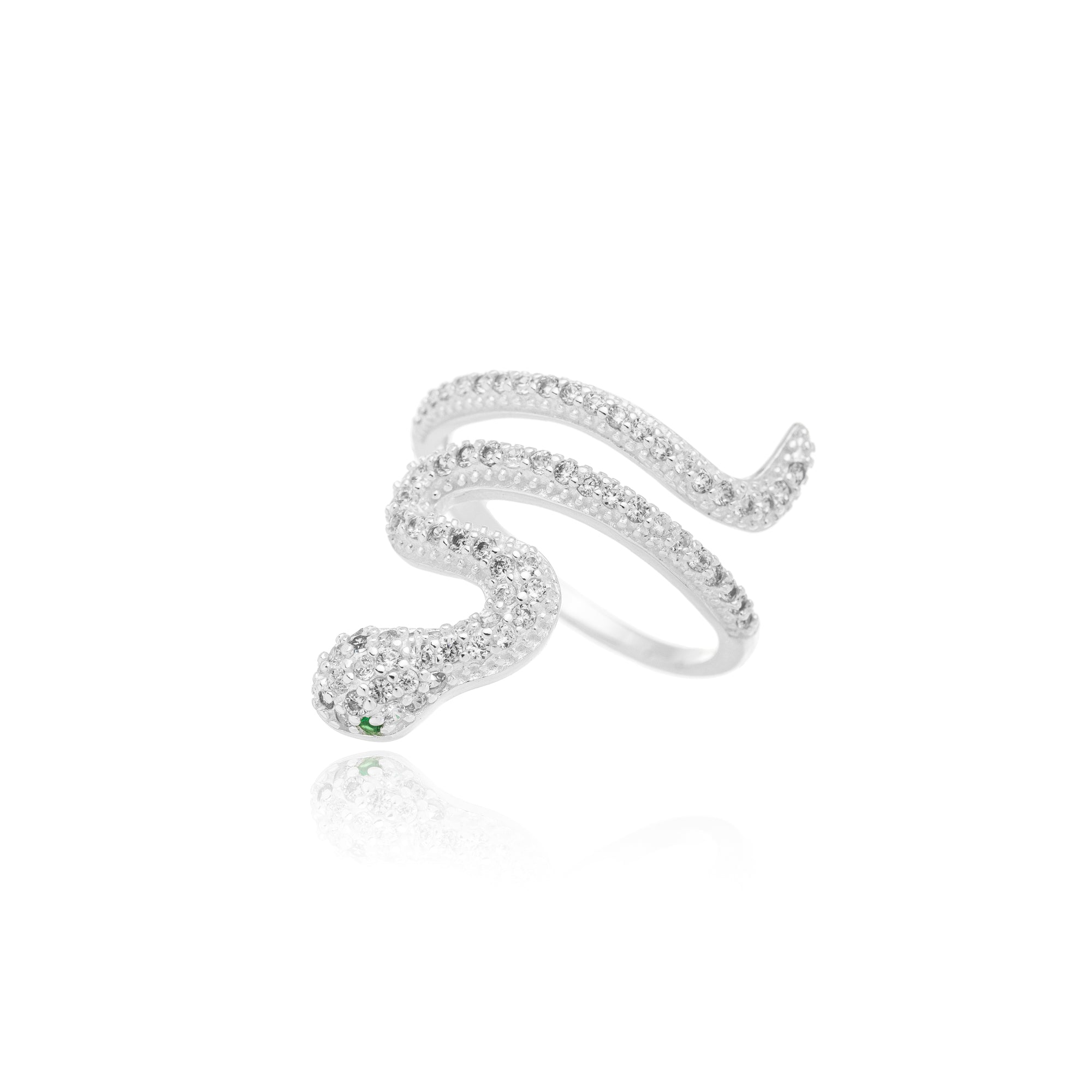 SNAKE LORENA RING | SILVER | ETERNAL LOVE | BRAINSTORM JEWELRY