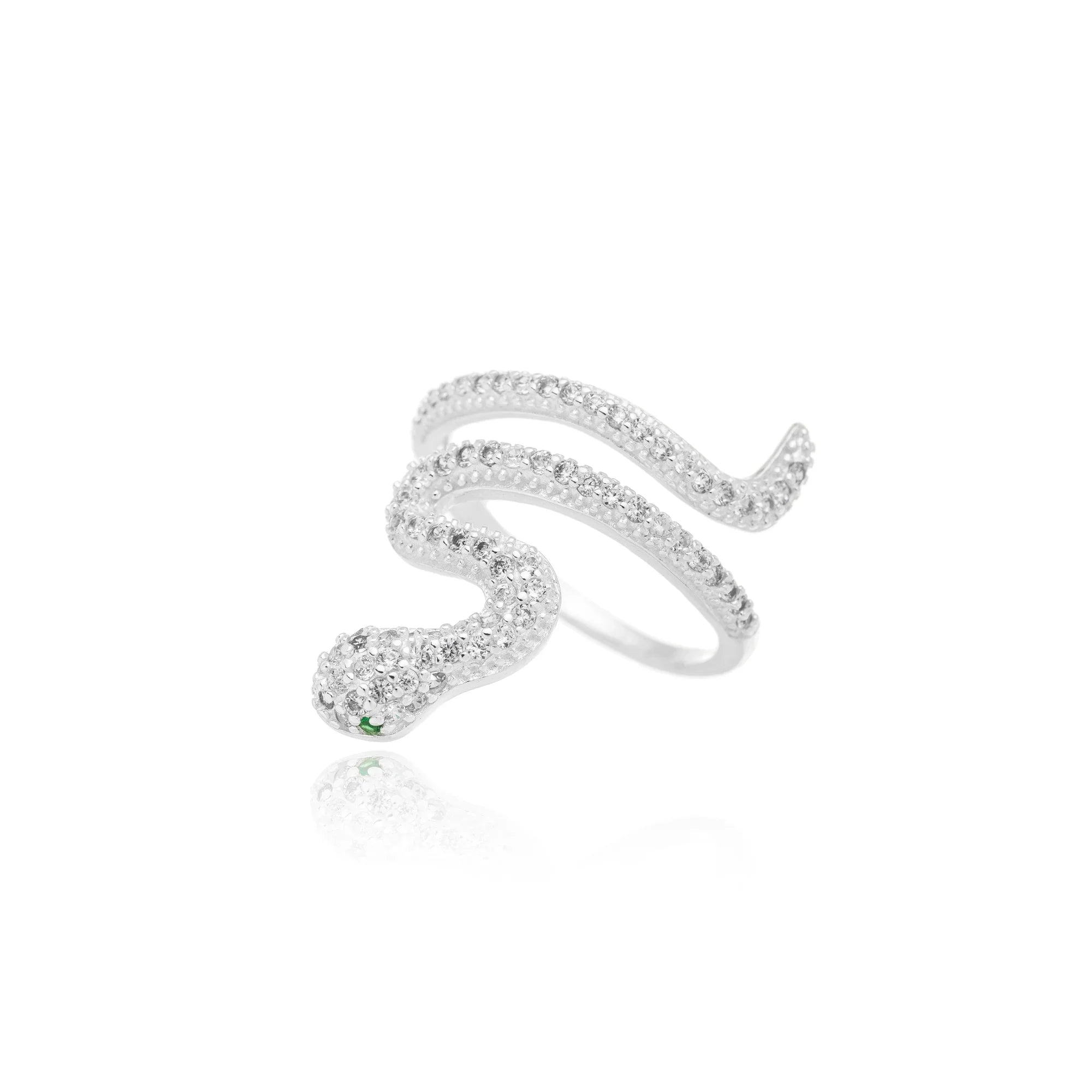 SNAKE LORENA RING | SILVER | ETERNAL LOVE| BRAINSTORM JEWELRY - Brainstorm Jewelry