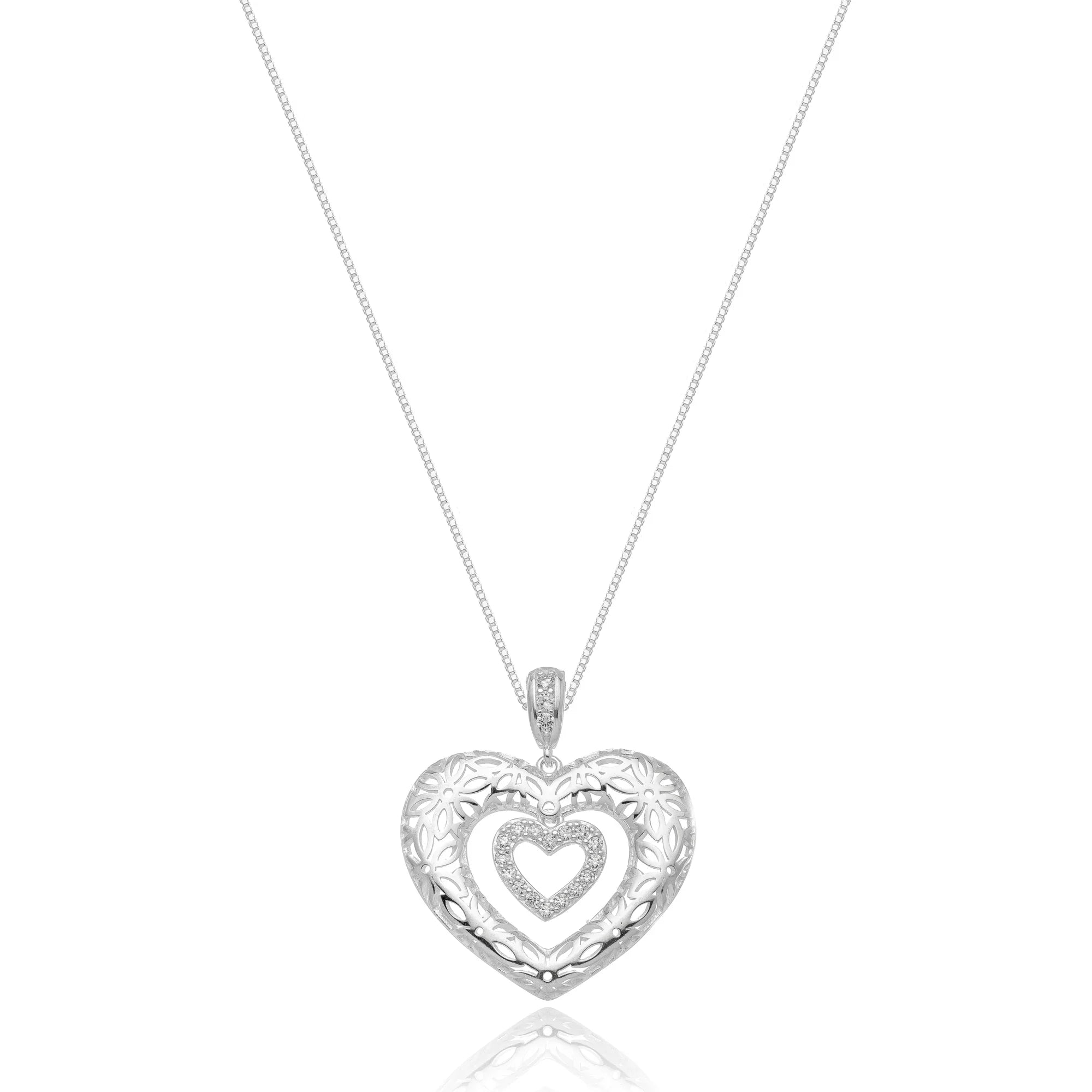 CORA NECKLACE | SILVER | ETERNAL LOVE| BRAINSTORM JEWELRY - Brainstorm Jewelry
