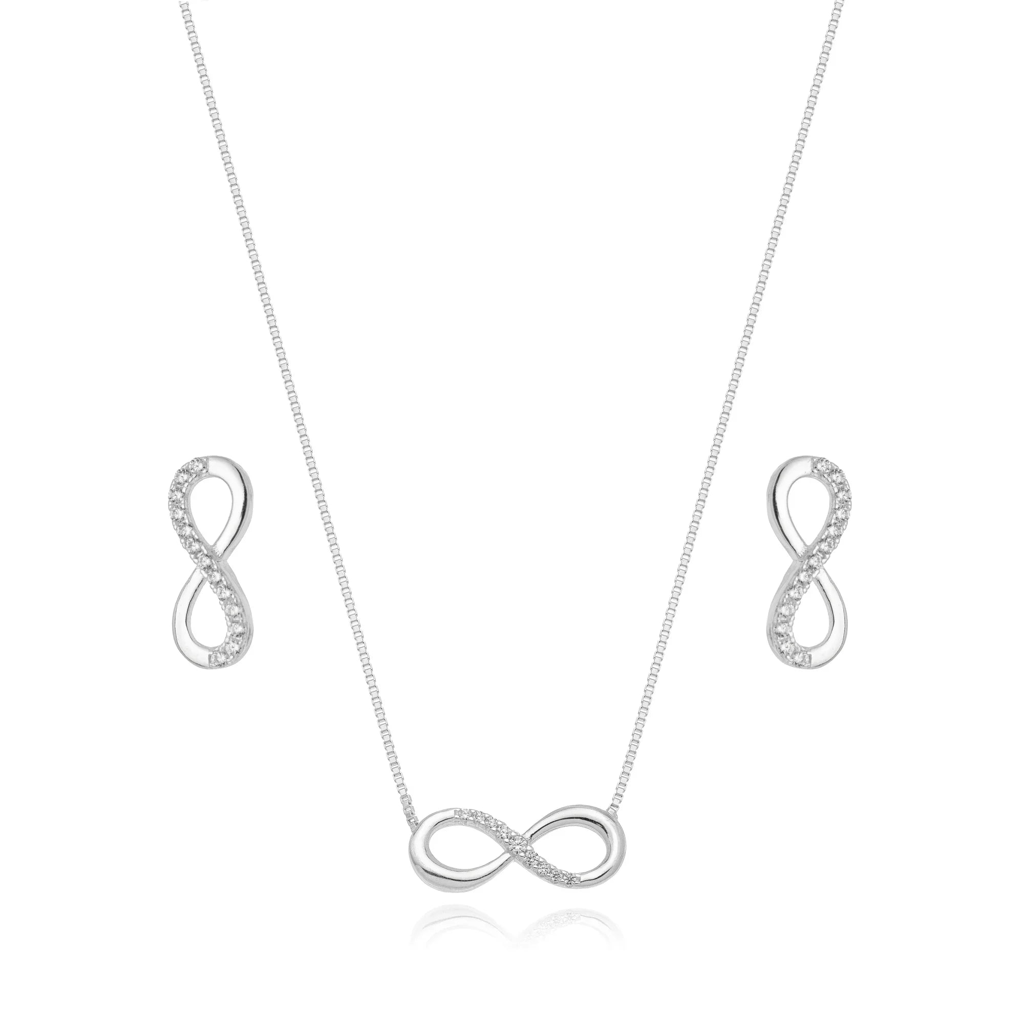 SET INFINITY OLIVIA  | SILVER | ETERNAL LOVE COLLECTION | BRAINSTORM JEWELRY