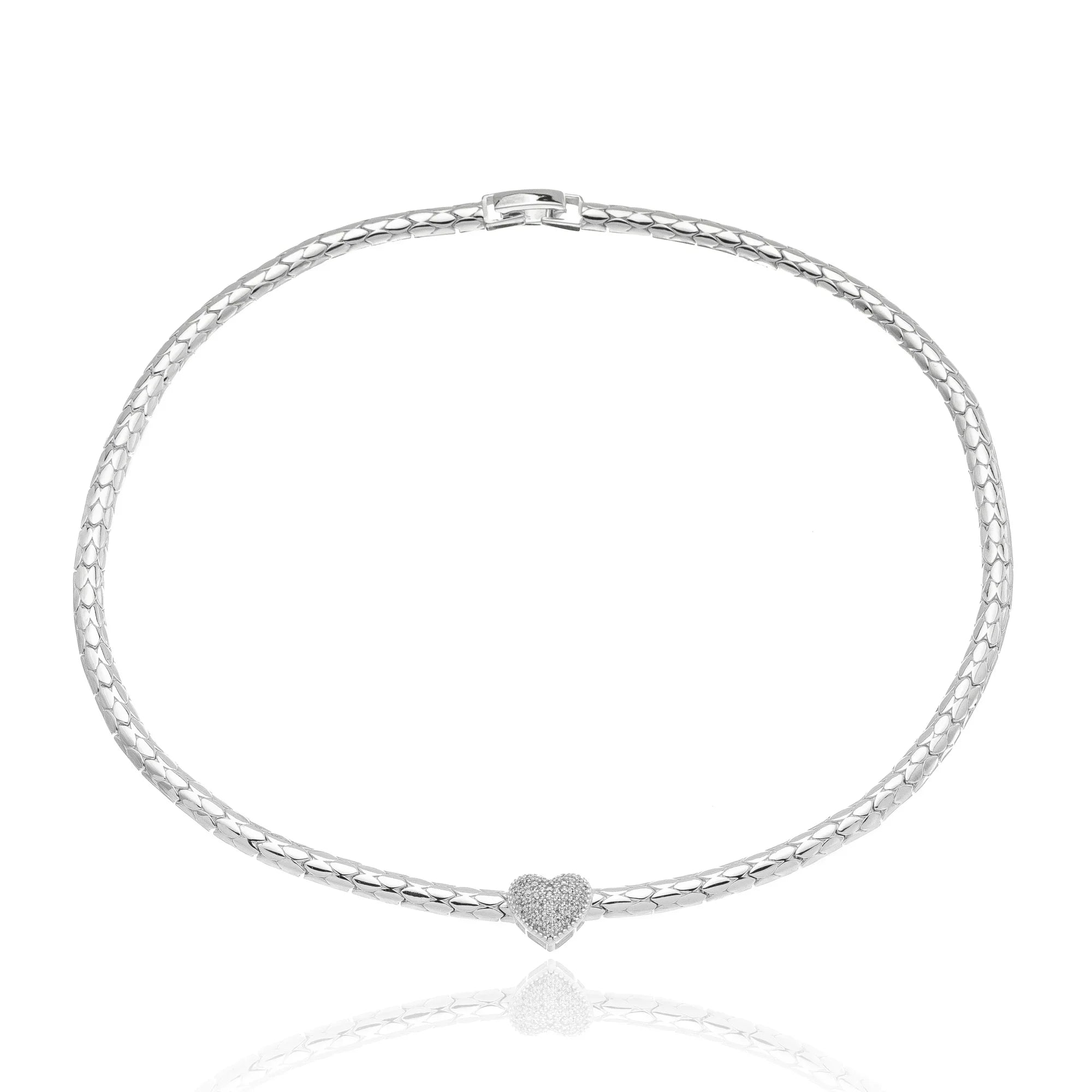 DEVOTION NECKLACE | SILVER | GLIMMER COLLECTION | BRAINSTORM JEWELRY - Brainstorm Jewelry