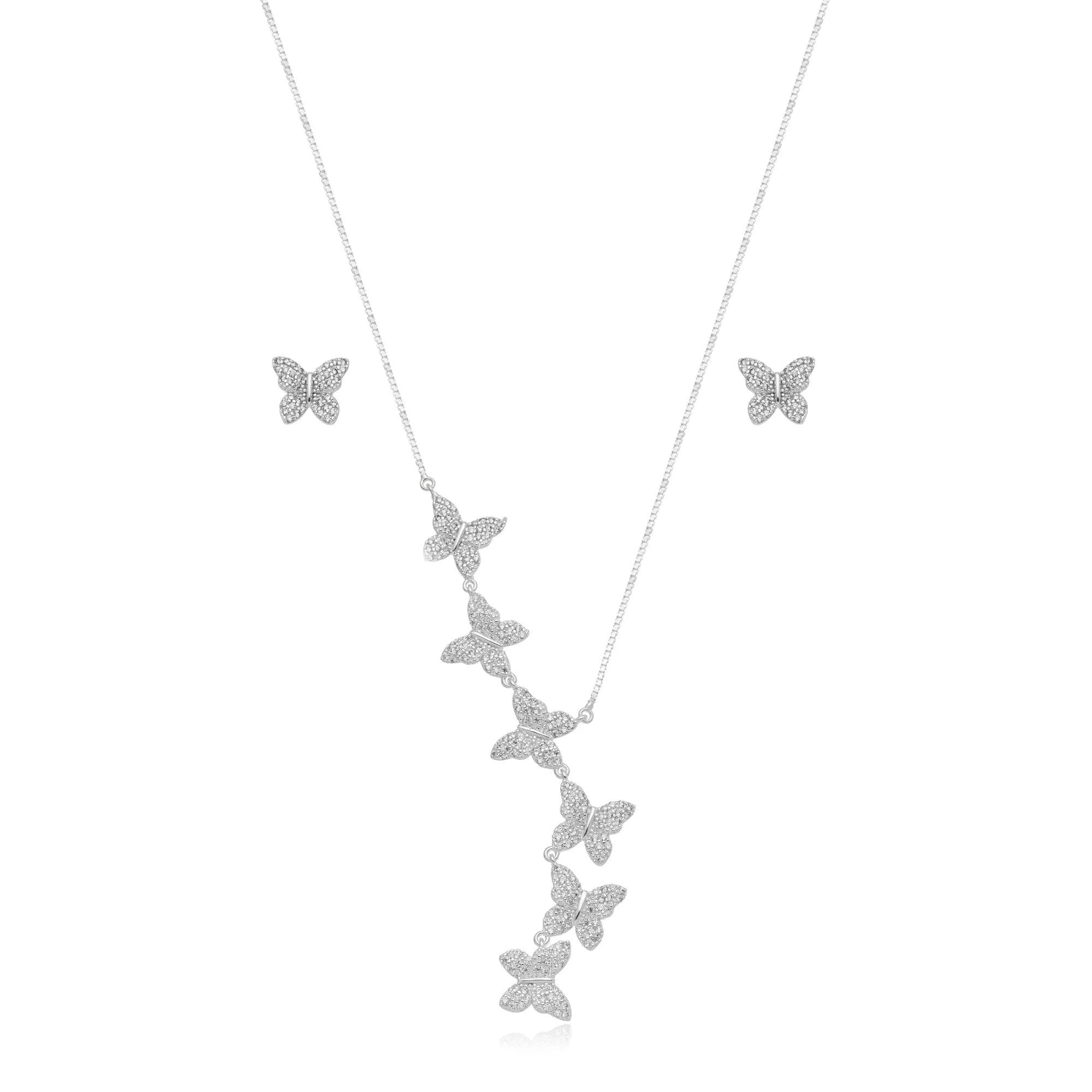 BUTTERFLY EFFECT EARRING | SILVER | GLIMMER COLLECTION | BRAINSTORM JEWELRY - Brainstorm Jewelry