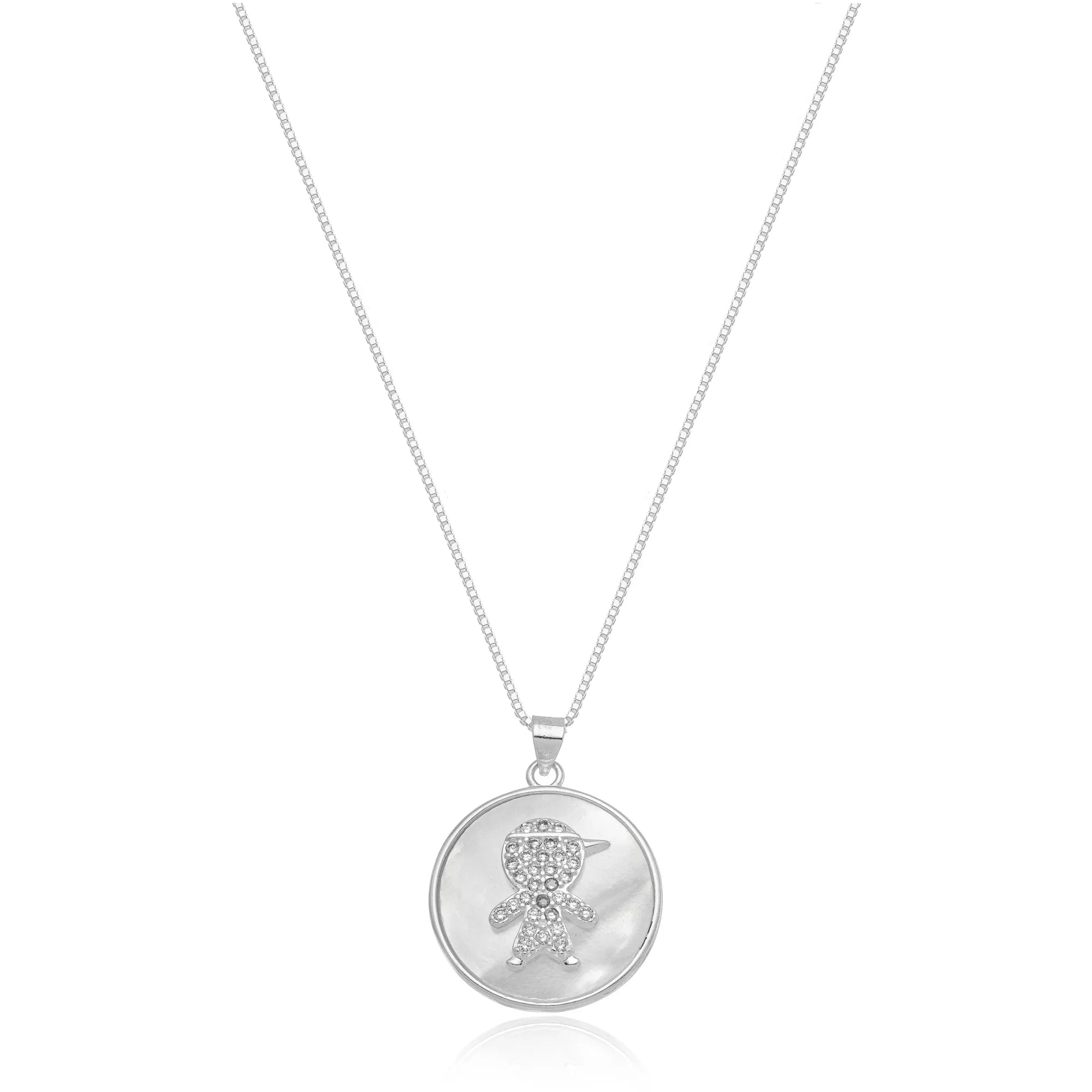 BABY BOY NECKLACE | SILVER | ETERNAL LOVE| BRAINSTORM JEWELRY - Brainstorm Jewelry