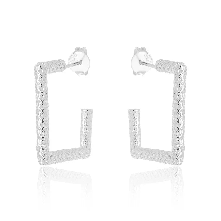 FASCINATION HOOP EARRING | SILVER | ETERNAL LOVE | BRAINSTORM JEWELRY - Brainstorm Jewelry