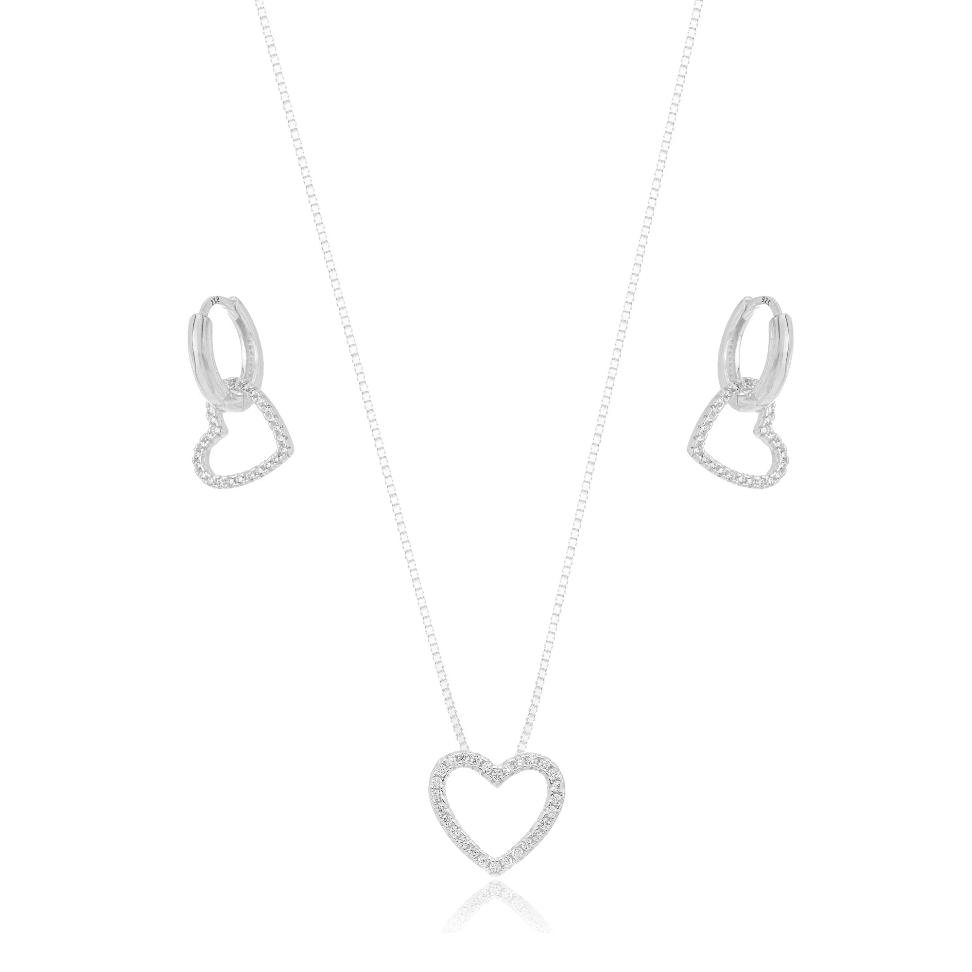 FONDNESS EARRING | SILVER | ETERNAL LOVE| BRAINSTORM JEWELRY - Brainstorm Jewelry