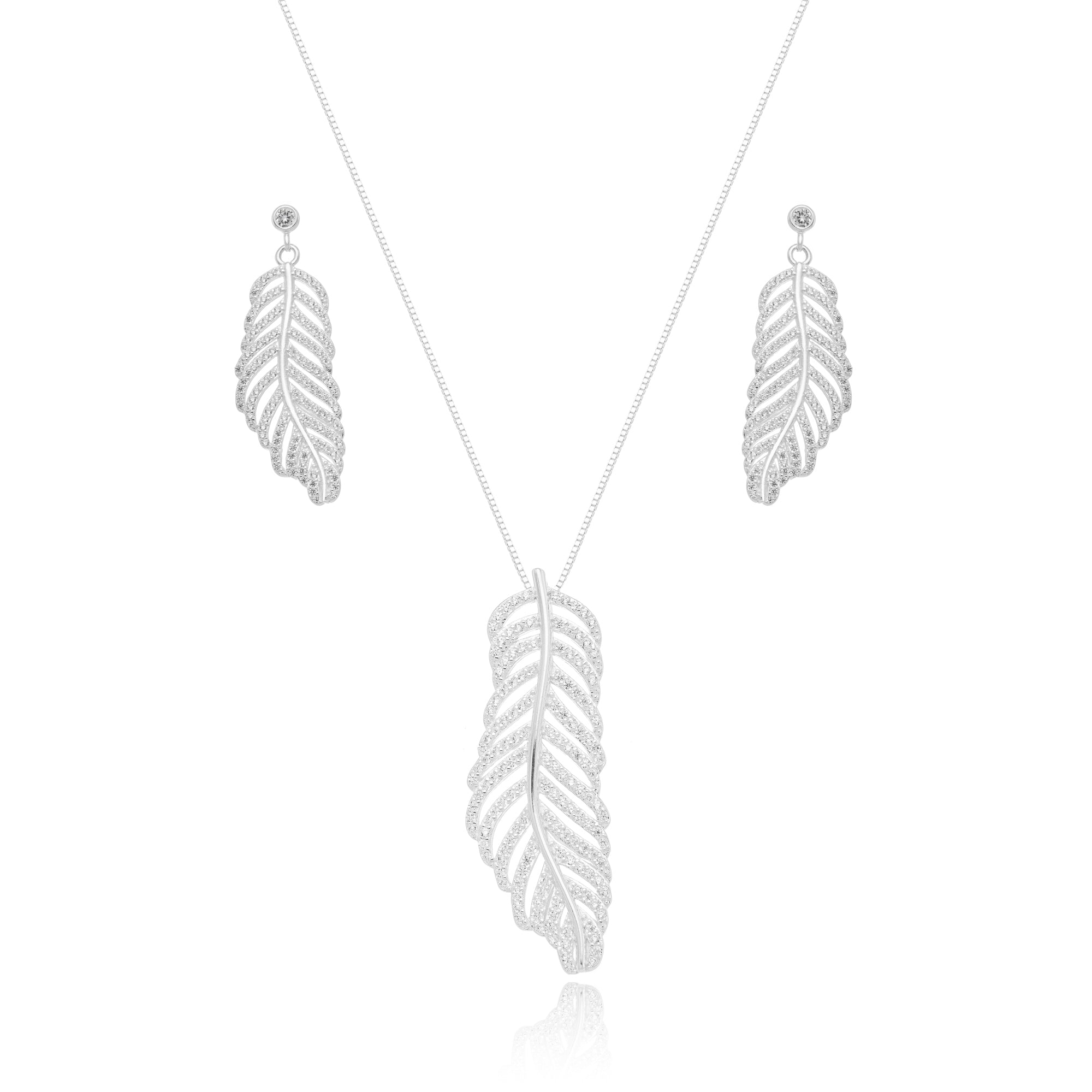 BIRDS OF FEATHER EARRING | SILVER | ETERNAL LOVE | BRAINSTORM JEWELRY