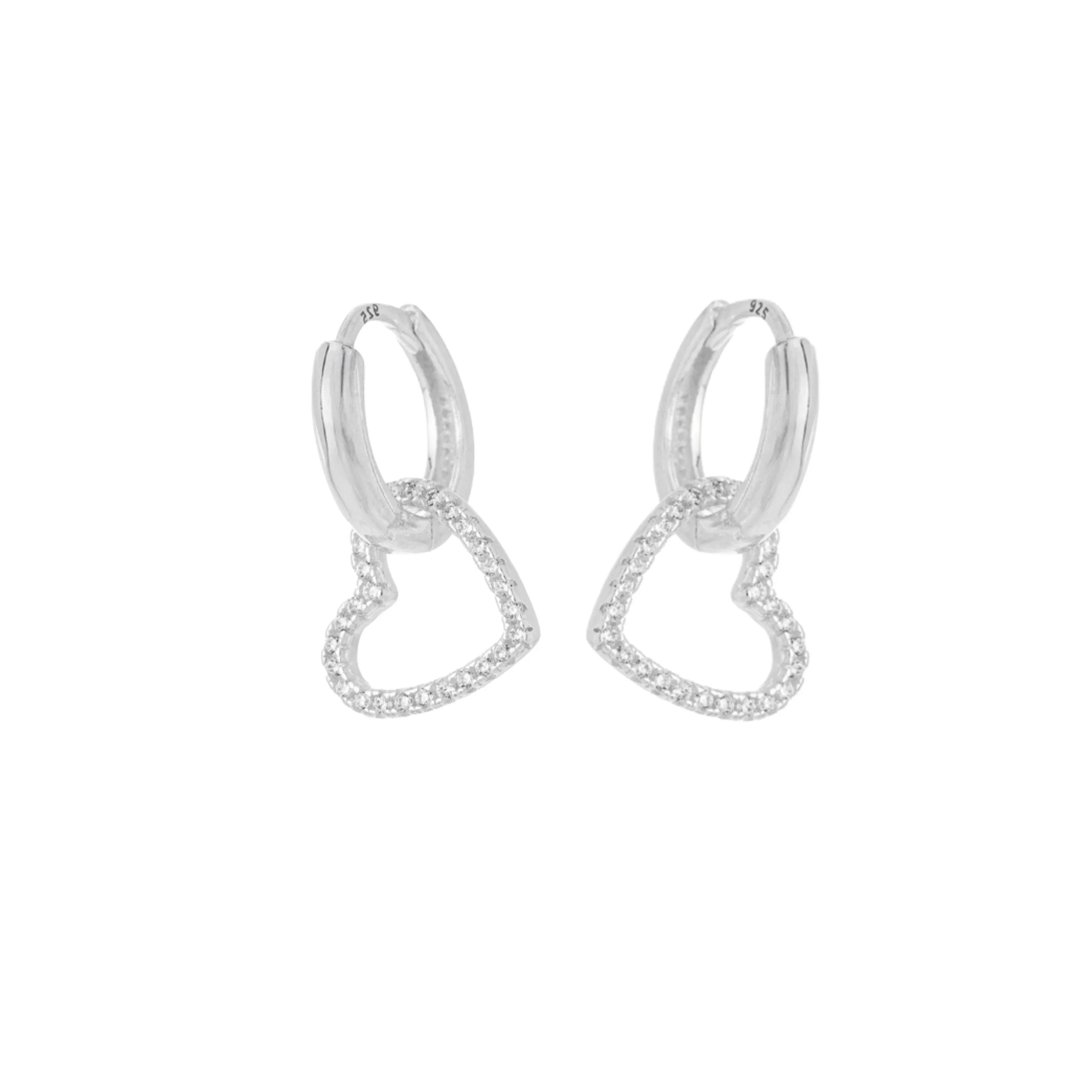 FONDNESS EARRING | SILVER | ETERNAL LOVE| BRAINSTORM JEWELRY