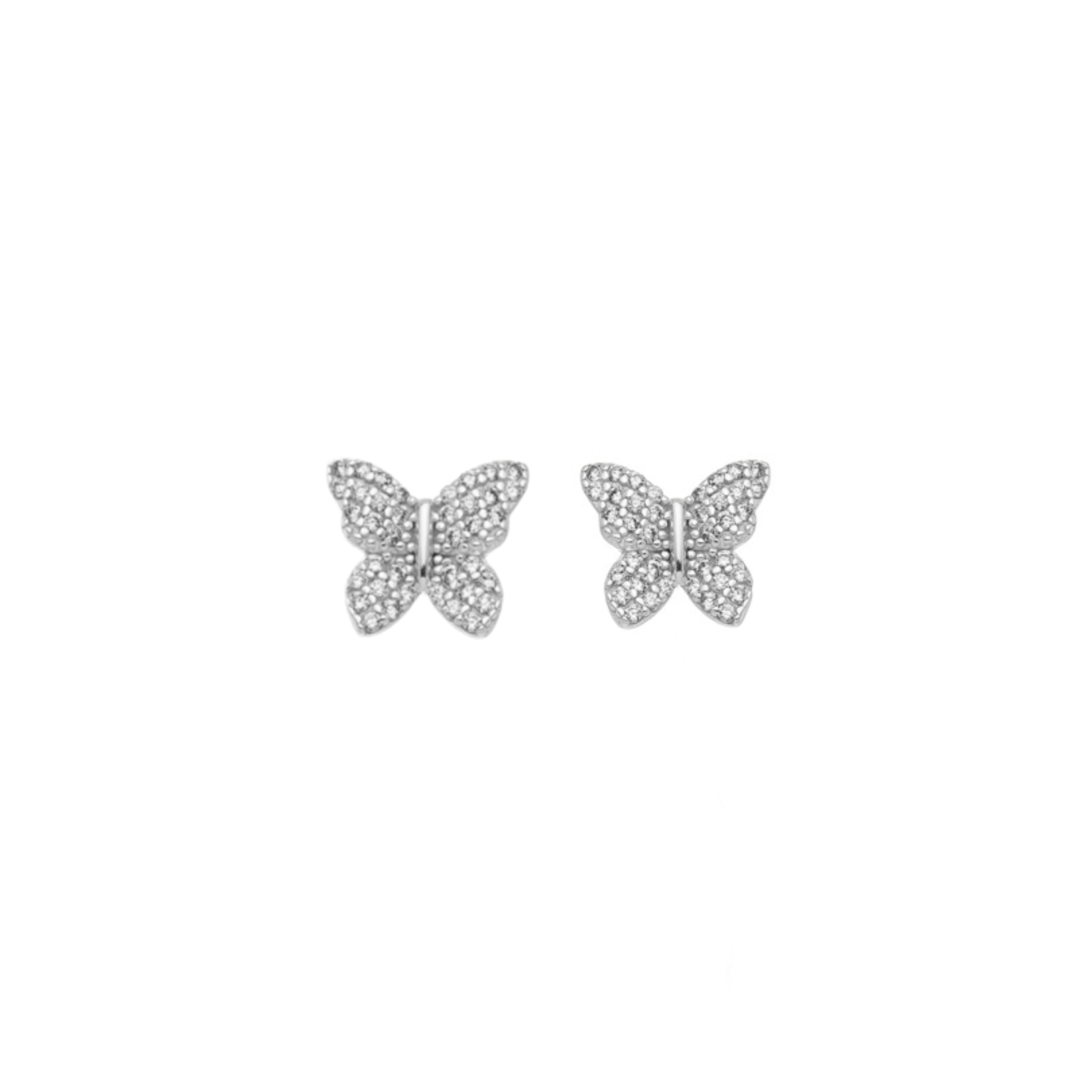 BUTTERFLY EFFECT EARRING | SILVER | GLIMMER COLLECTION | BRAINSTORM JEWELRY