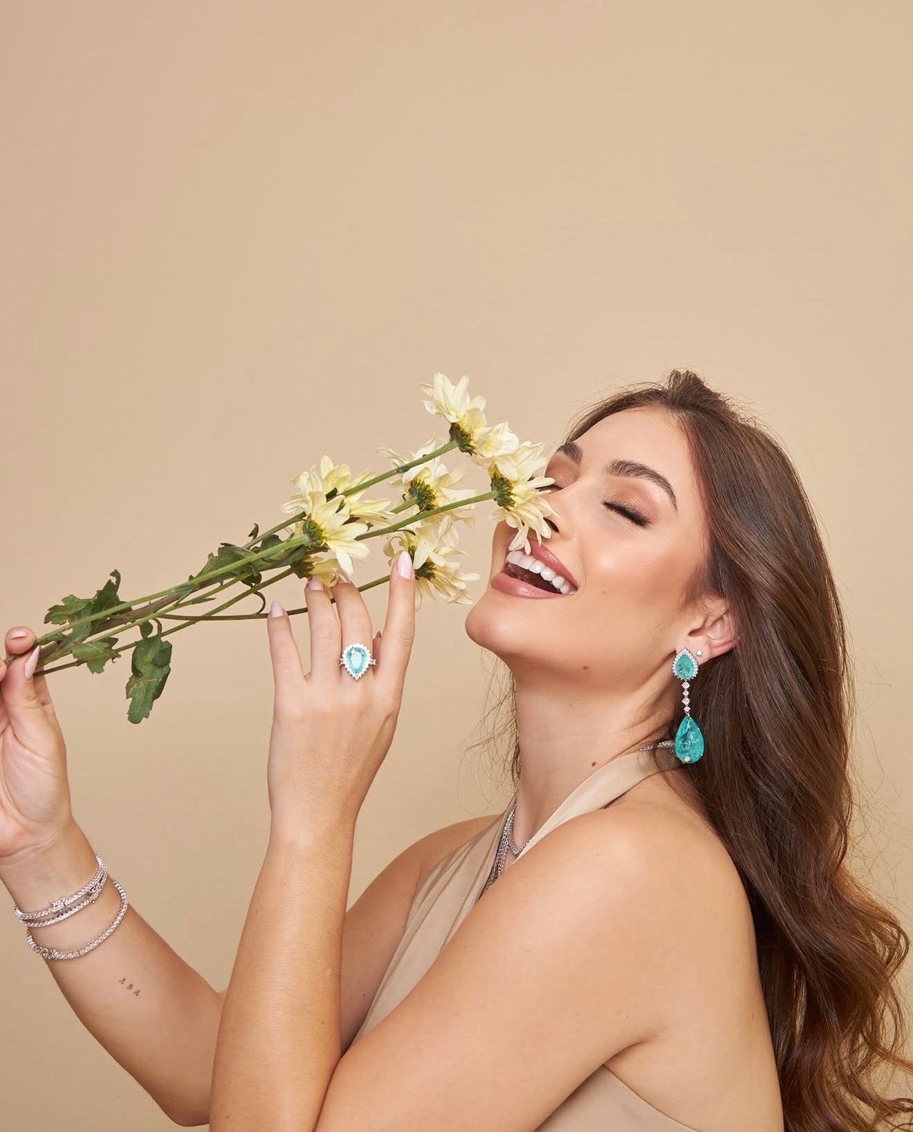 FUSION TOURMALINE DROP GABRIELA EARRING| SILVER | 925 QUEEN | BRAINSTORM JEWELRY