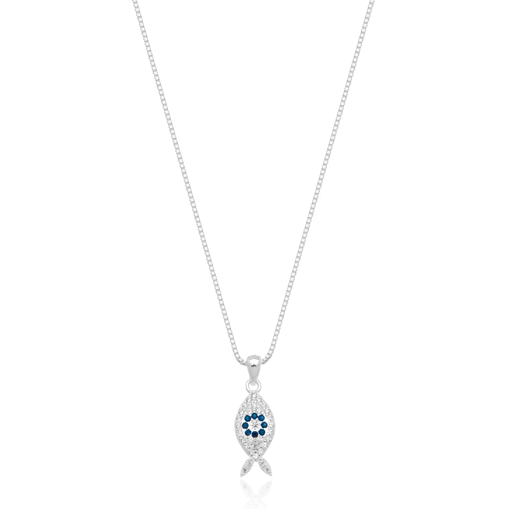 GREEK FISH NECKLACE | SILVER | ETERNAL LOVE COLLECTION | BRAINSTORM JEWELRY
