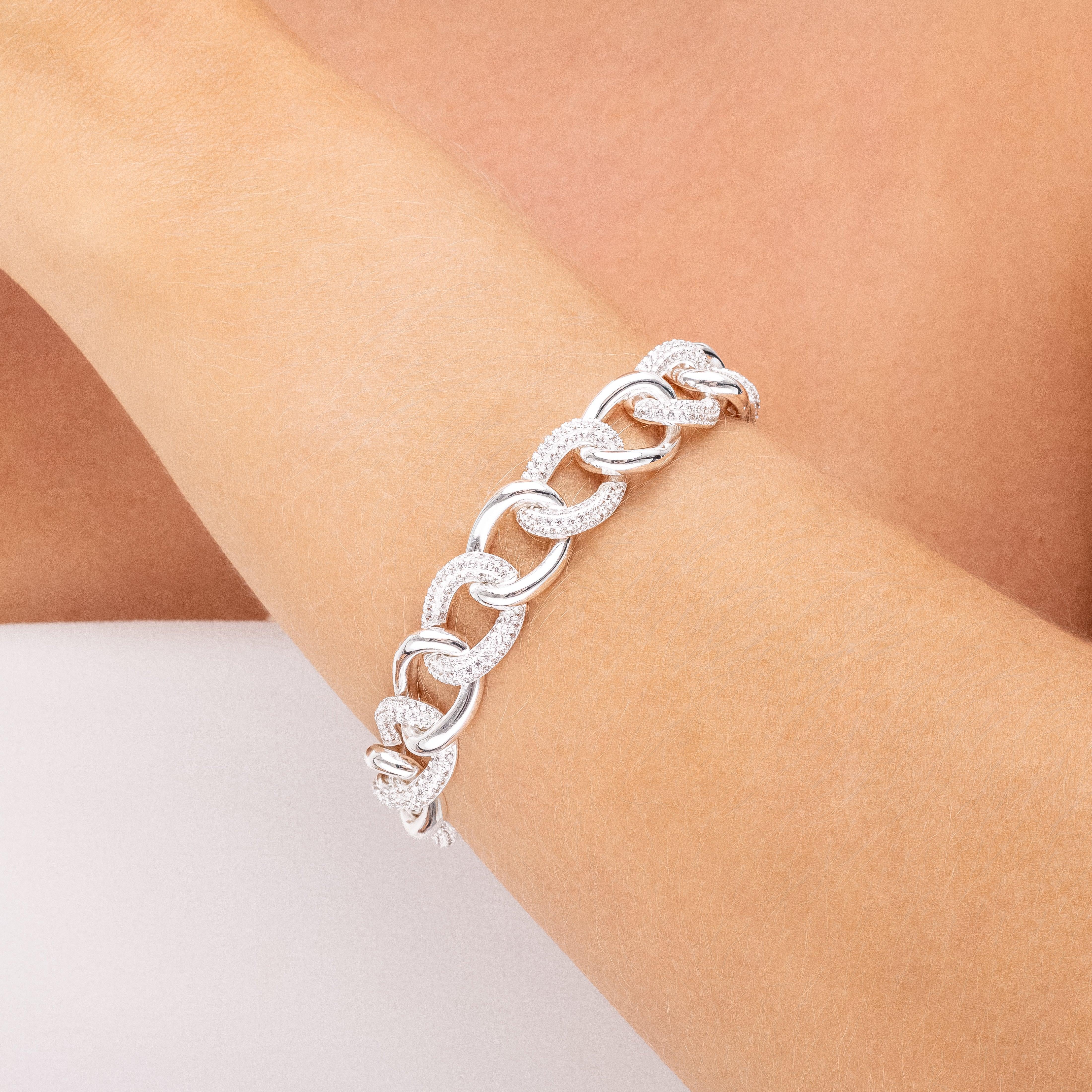 BOND BRACELET | SILVER | GLIMMER COLLECTION | BRAINSTORM JEWELRY - Brainstorm Jewelry